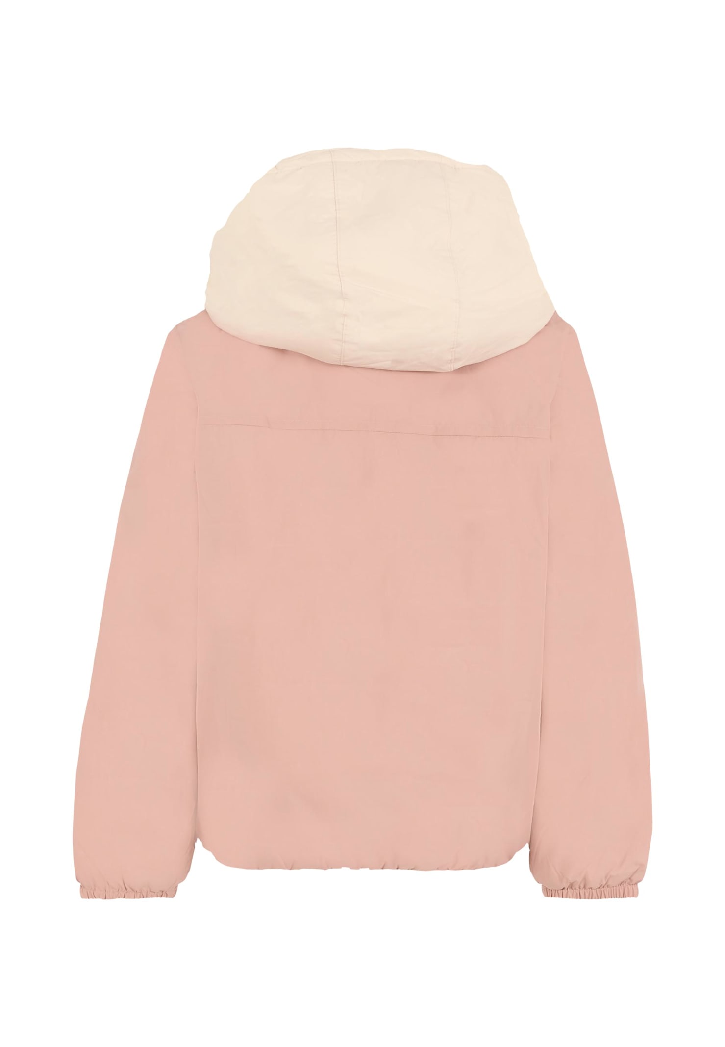 K-way Lily Hooded Fleece-lined Jacket In Pink