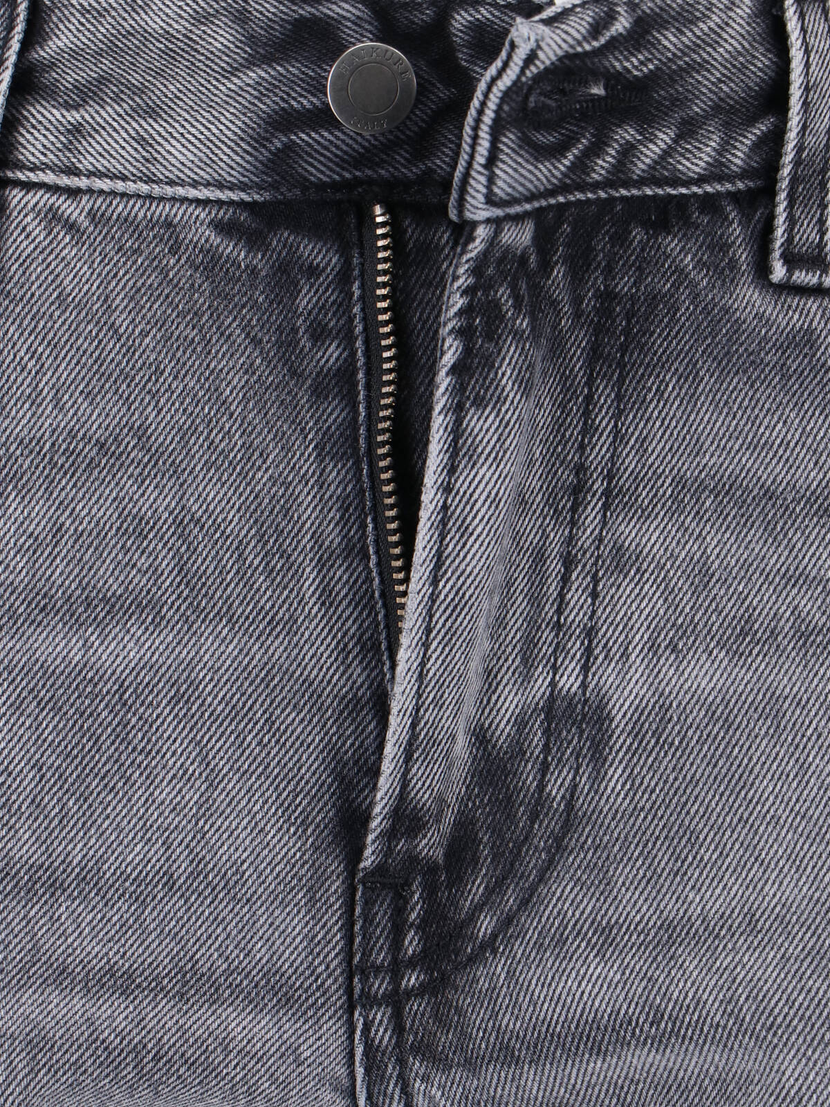Haikure Straight Leg Trousers With Belt Loops In Gray