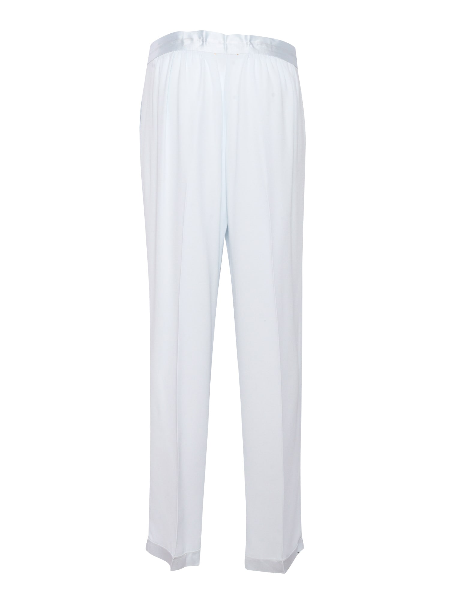 FORTE FORTE ENVERS SATIN BAGGY PANTS 