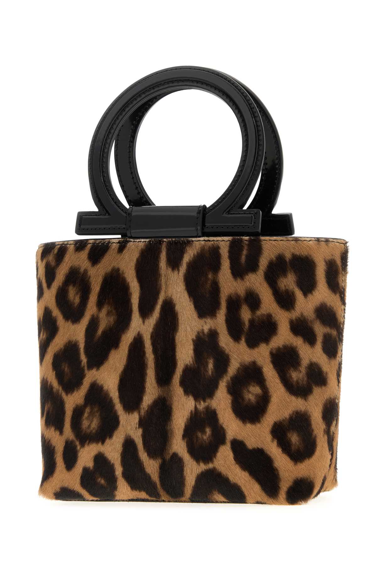 Ferragamo Printed Calf Hair Handbag