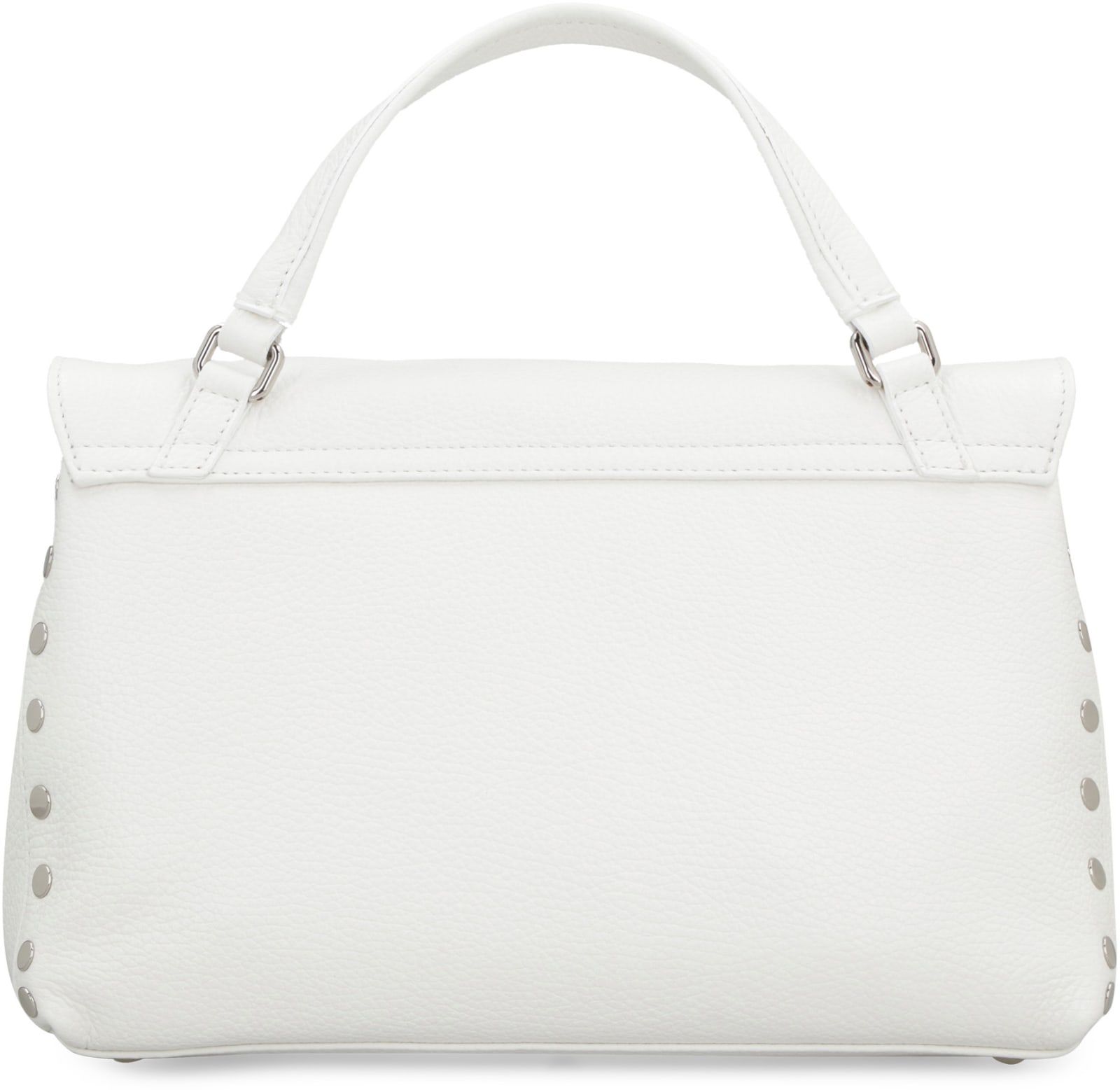 Shop Zanellato Postina S Leather Handbag In Bianco Latte