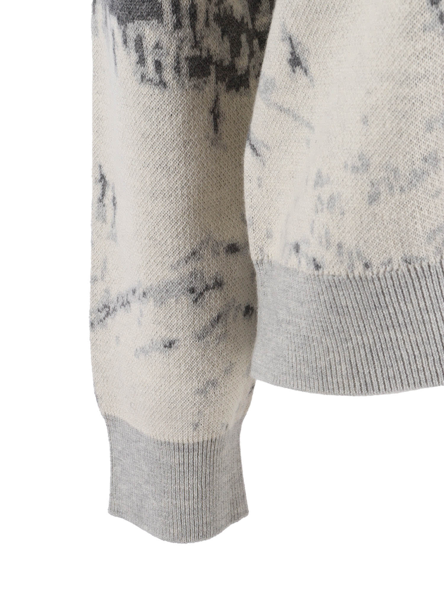 Ballantyne Fine Knit V-neck Cardigan With Button-down Front In Multi