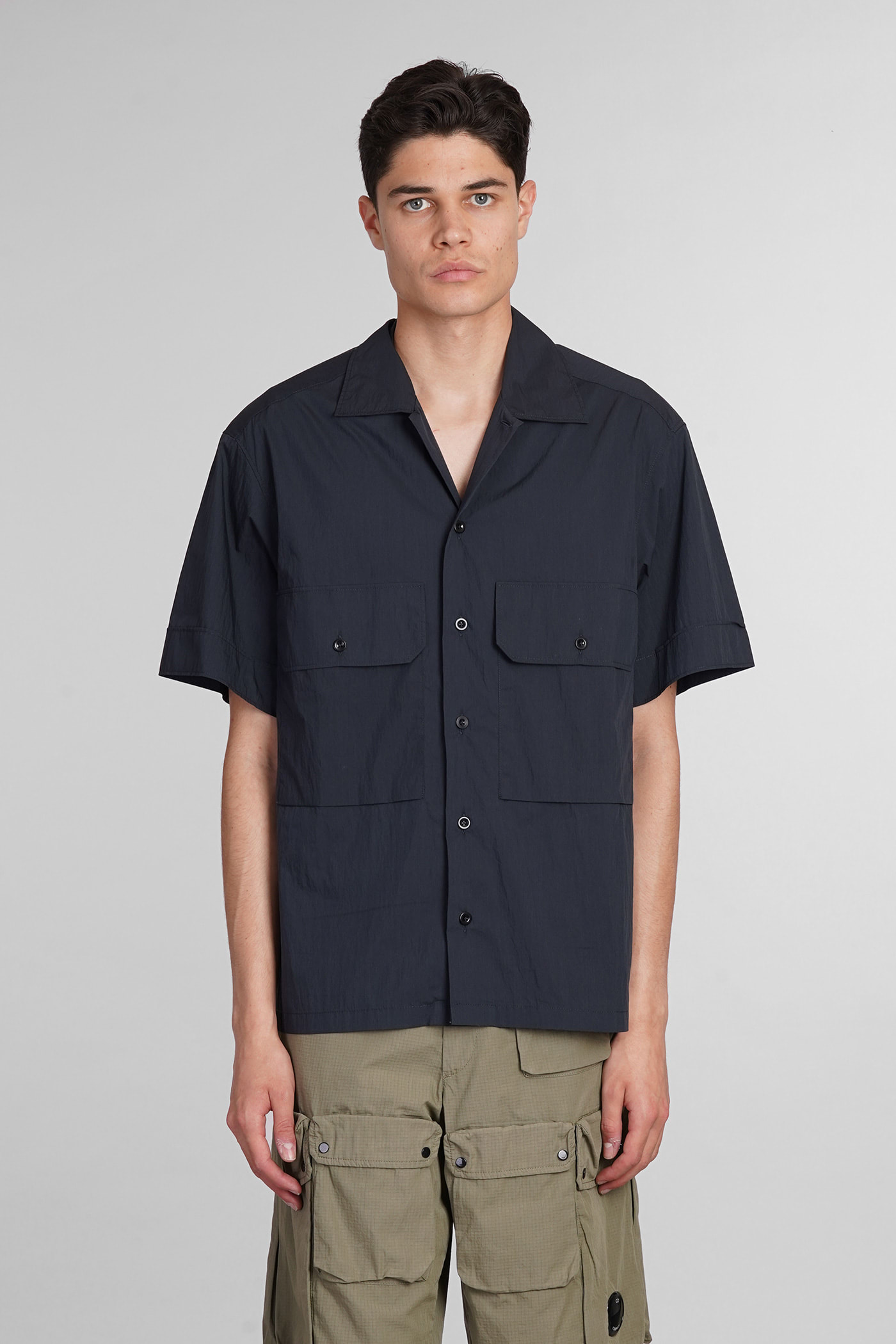 Shirt In Blue Cotton