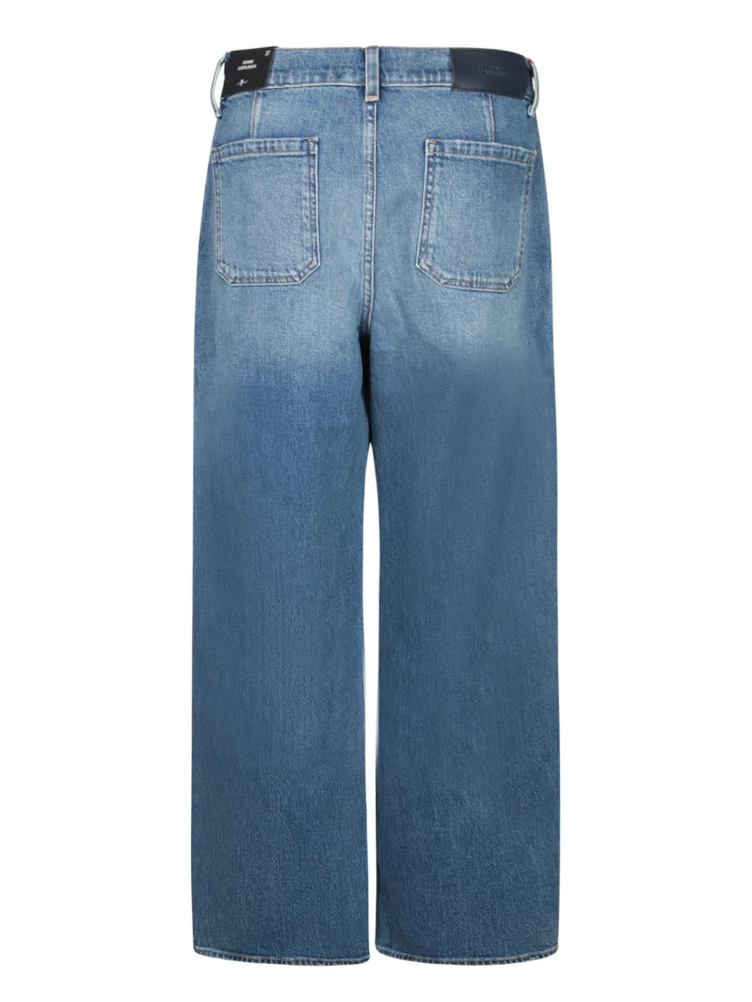 7 For All Mankind Bonnie Trouser Explorer In Blue