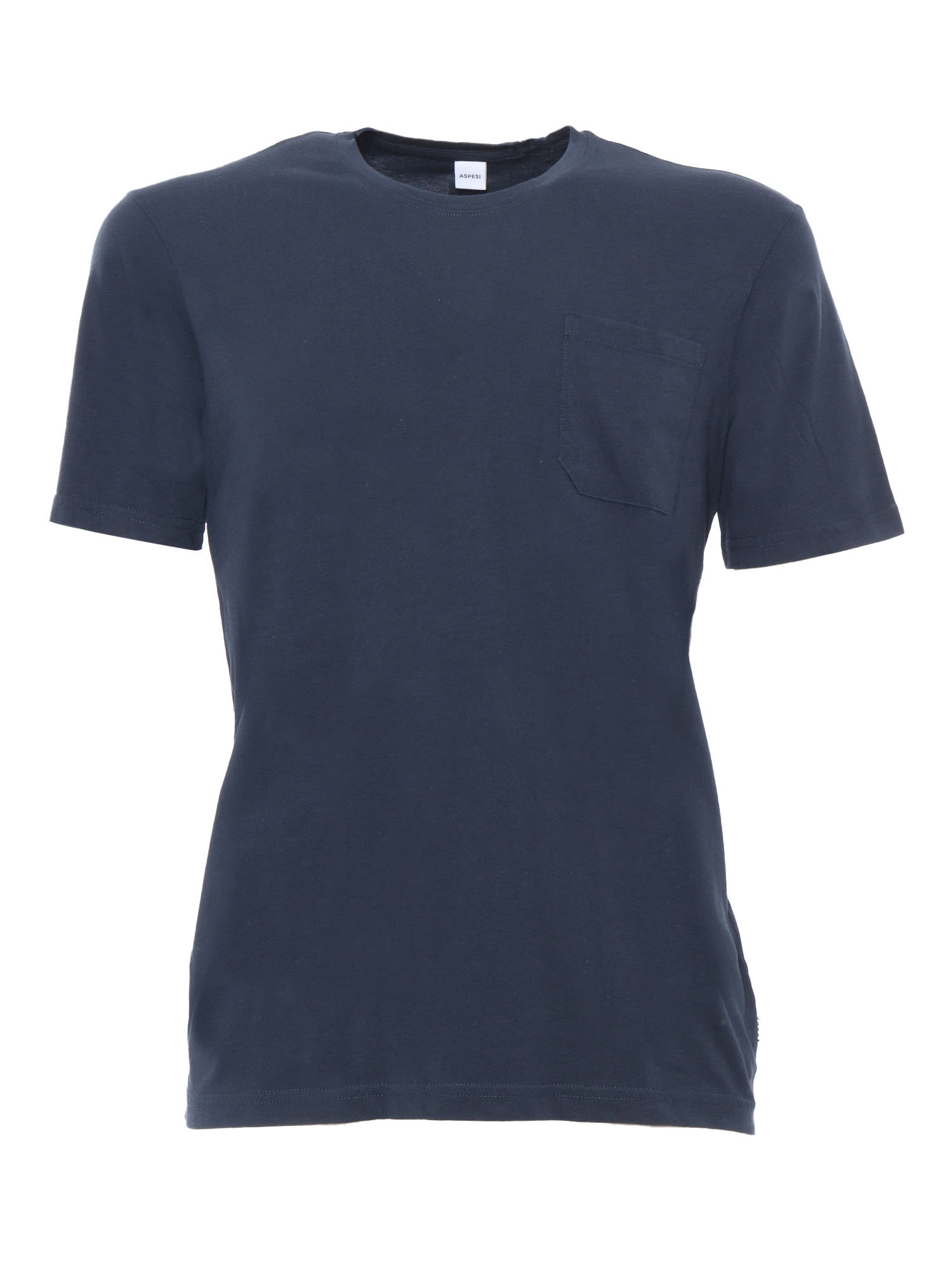 Shop Aspesi Blue Jersey T-shirt