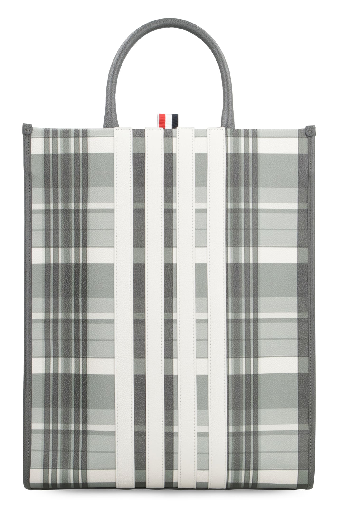 Vertical Leather Tote