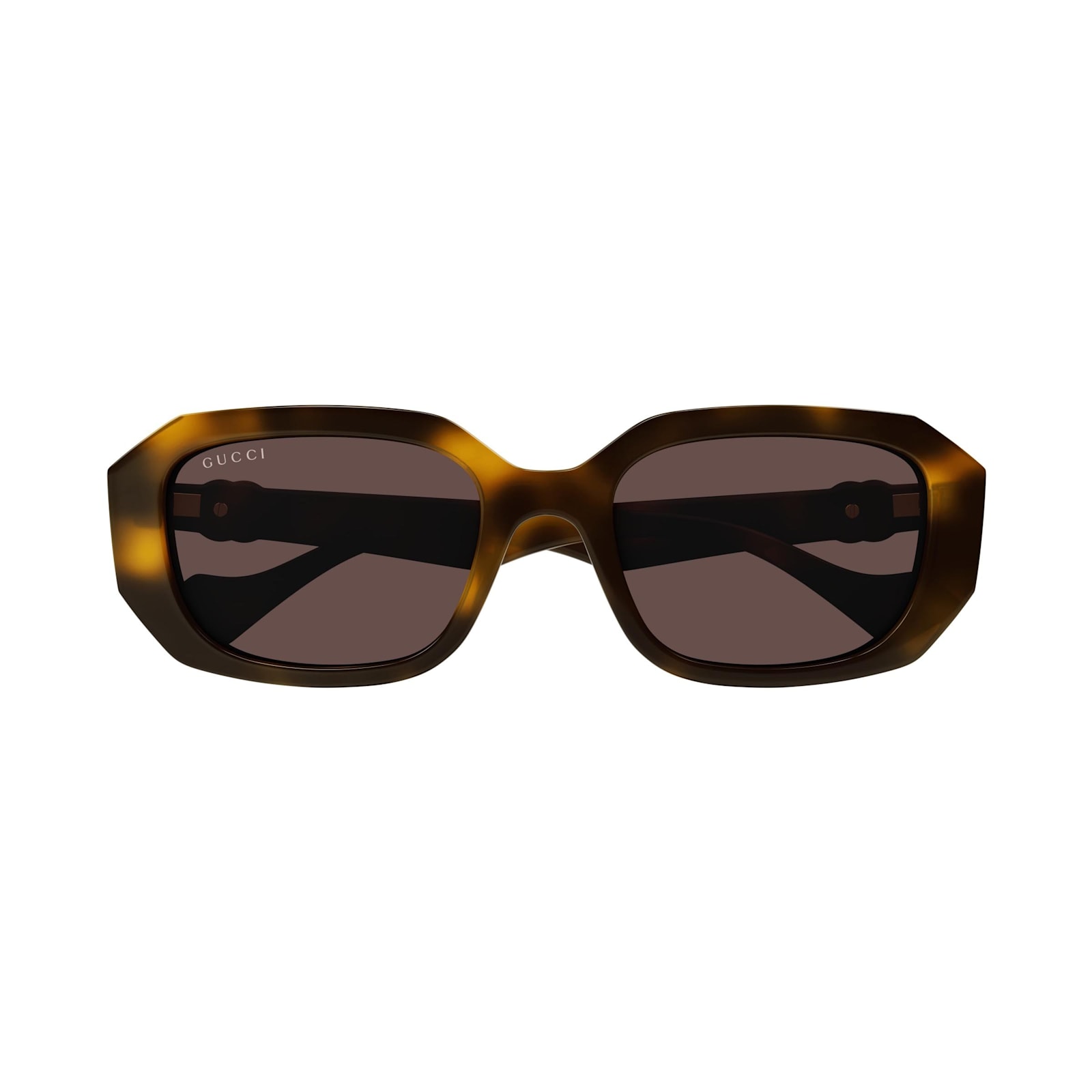 Shop Gucci Sunglasses In Havana/marrone