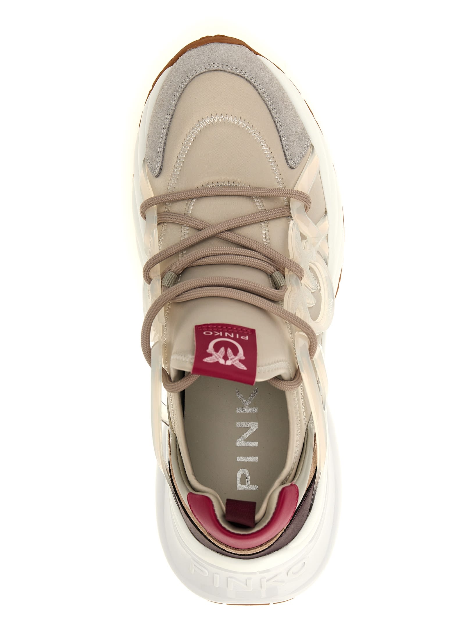 Shop Pinko Ariel 01 Sneakers In White