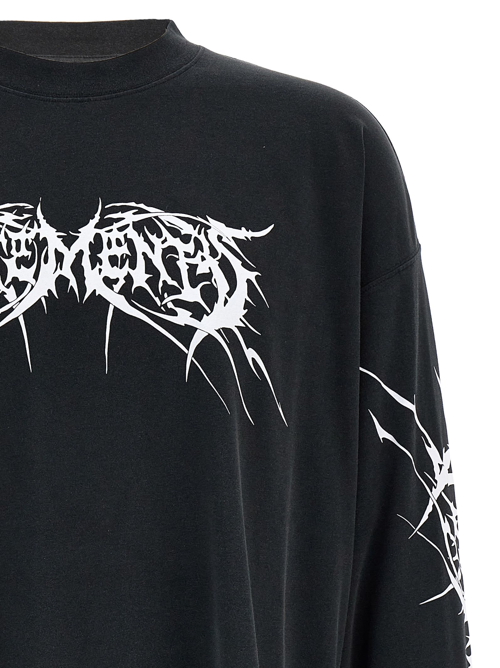 VETEMENTS DEATH METAL T-SHIRT