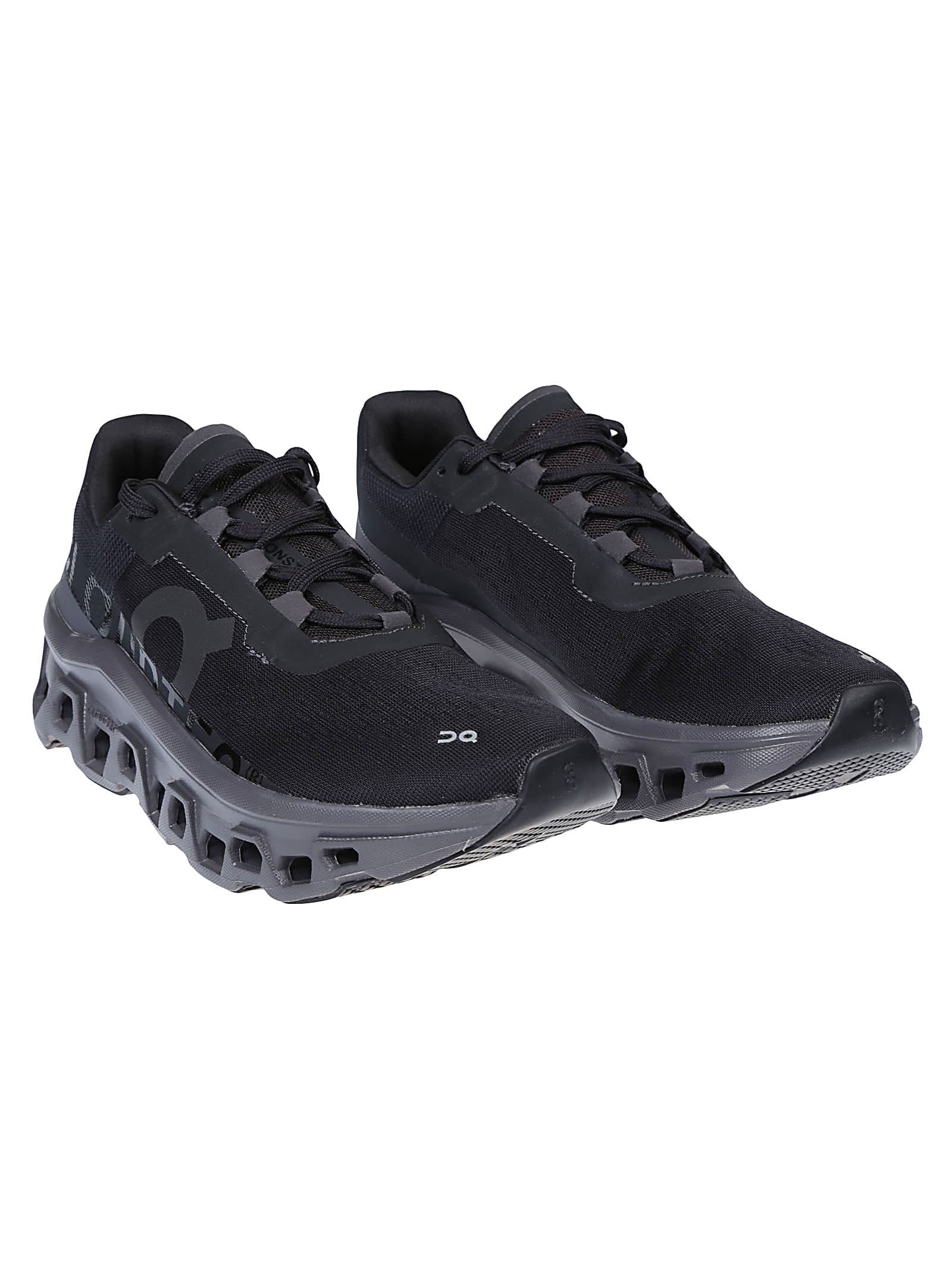 Shop On Cloudmster Sneakers In Black Magnet
