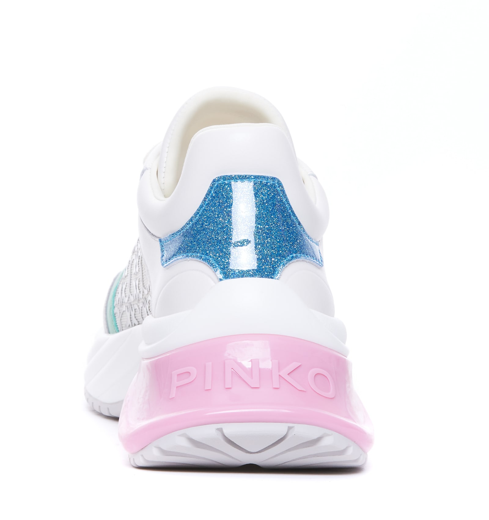 Shop Pinko Ariel 03 Sneakers In Ice/multicolor