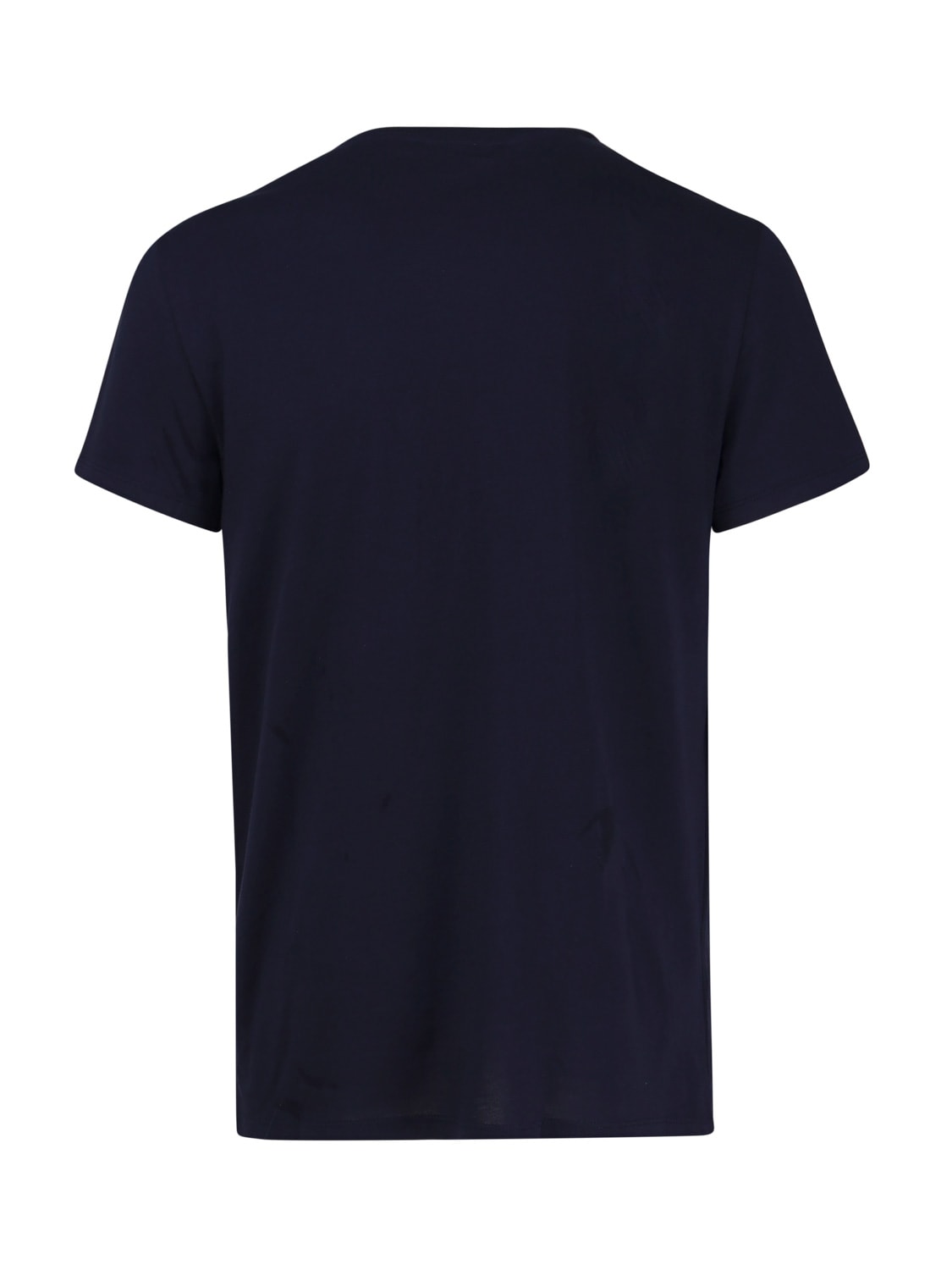 Shop Lacoste Navy Blue T-shirt In Cotton Jersey