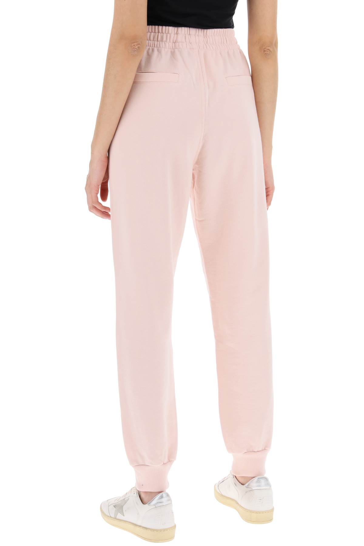 Shop Marant Etoile Malona Joggers In Pearl Rose Ecru (pink)