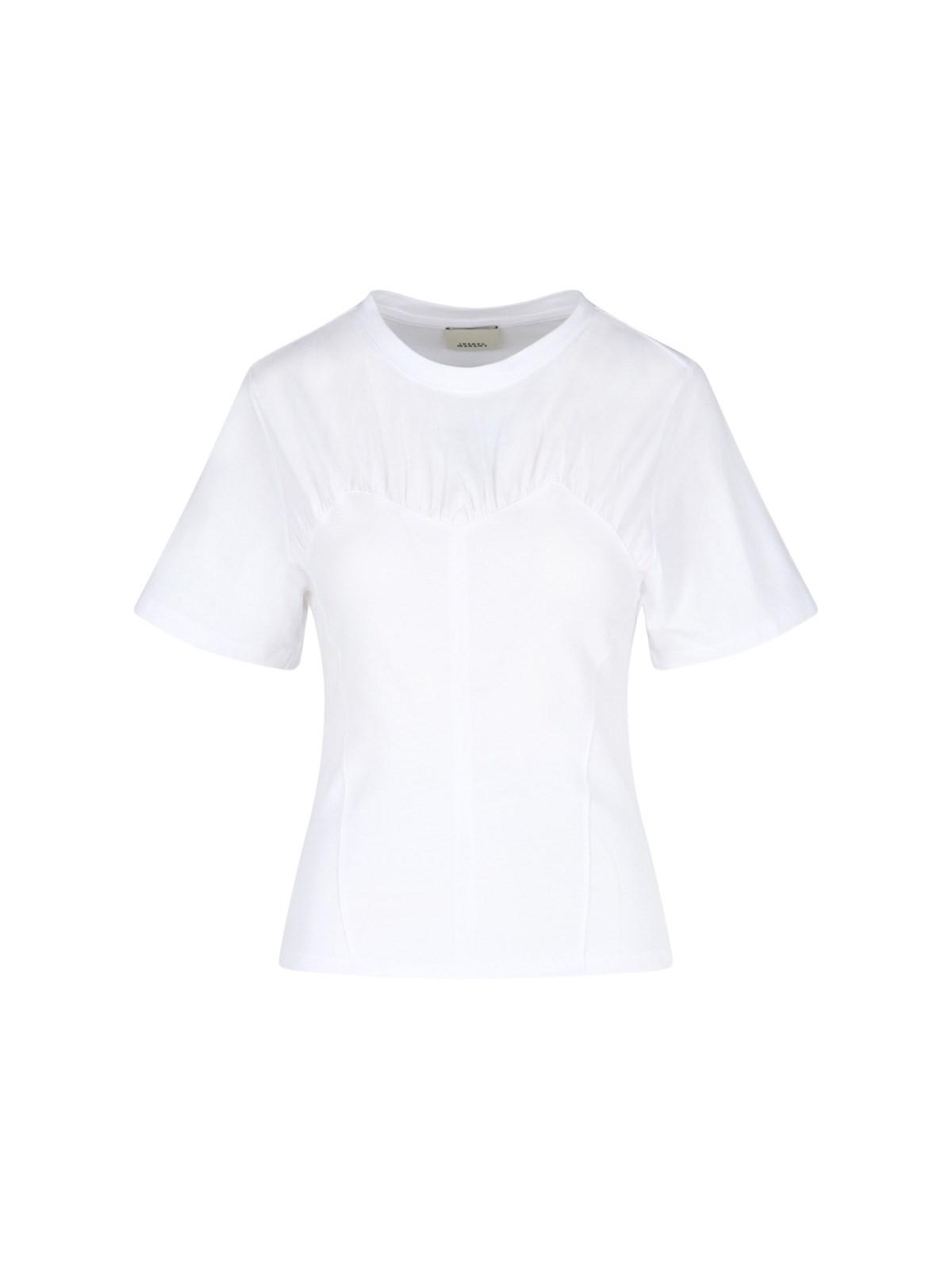 Shop Isabel Marant Zazie T-shirt In White