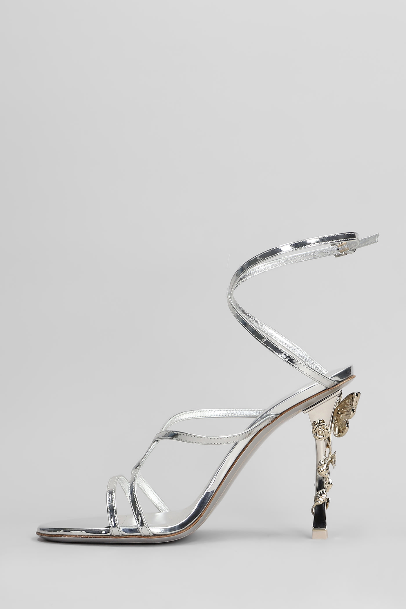 Sophia Webster Enchantress Sandals In Silver Leather