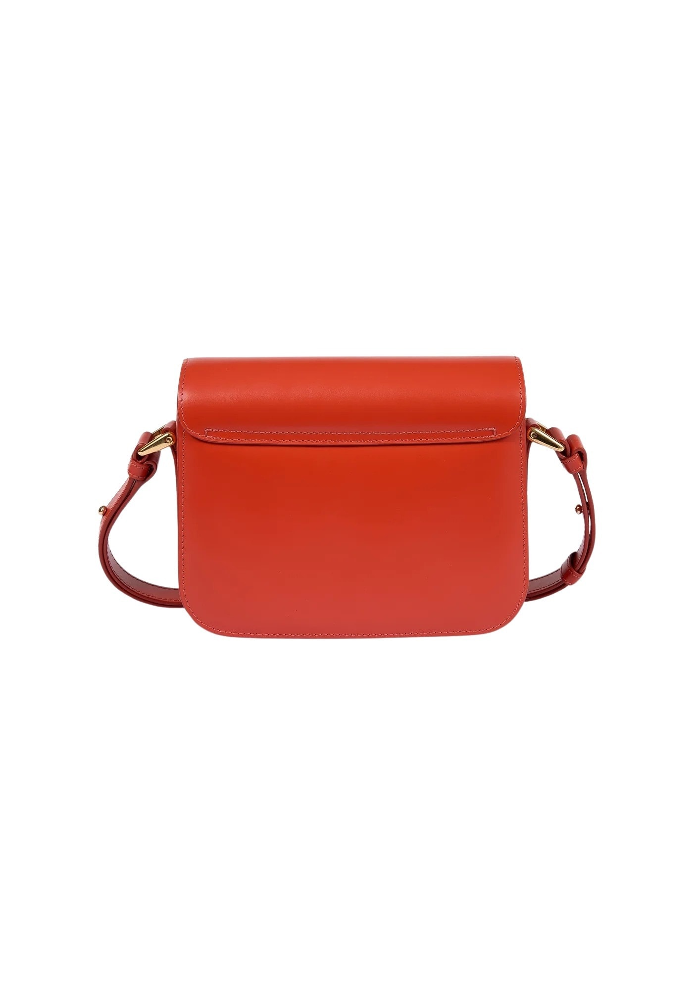 Apc A.p.c. Grace Logo Printed Small Shoulder Bag In Red
