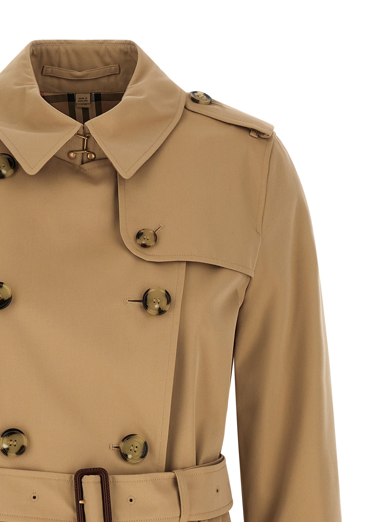 Burberry Kensington Trench Coat In Brown