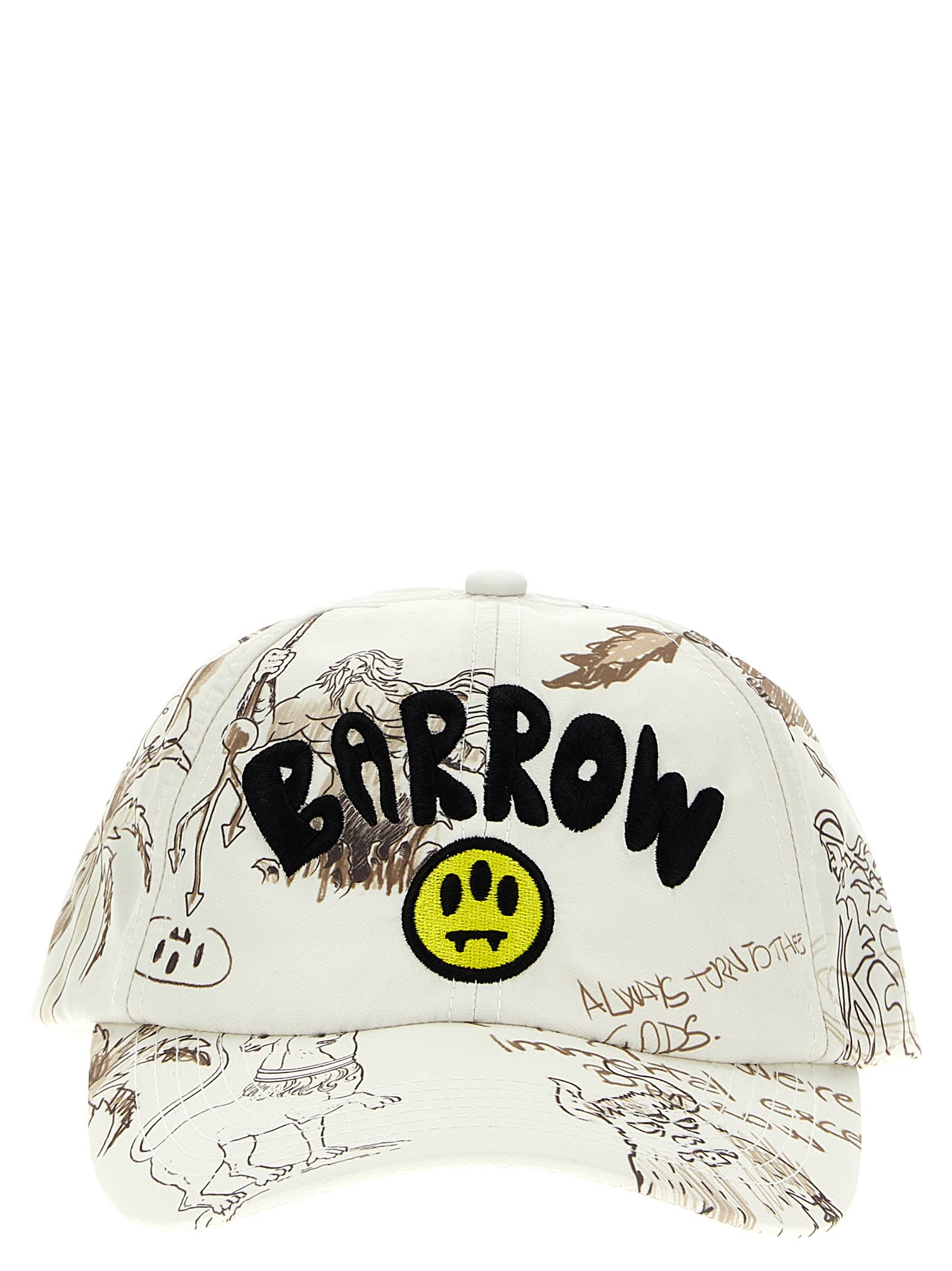 Shop Barrow Printed Baseball Cap In Multicolor