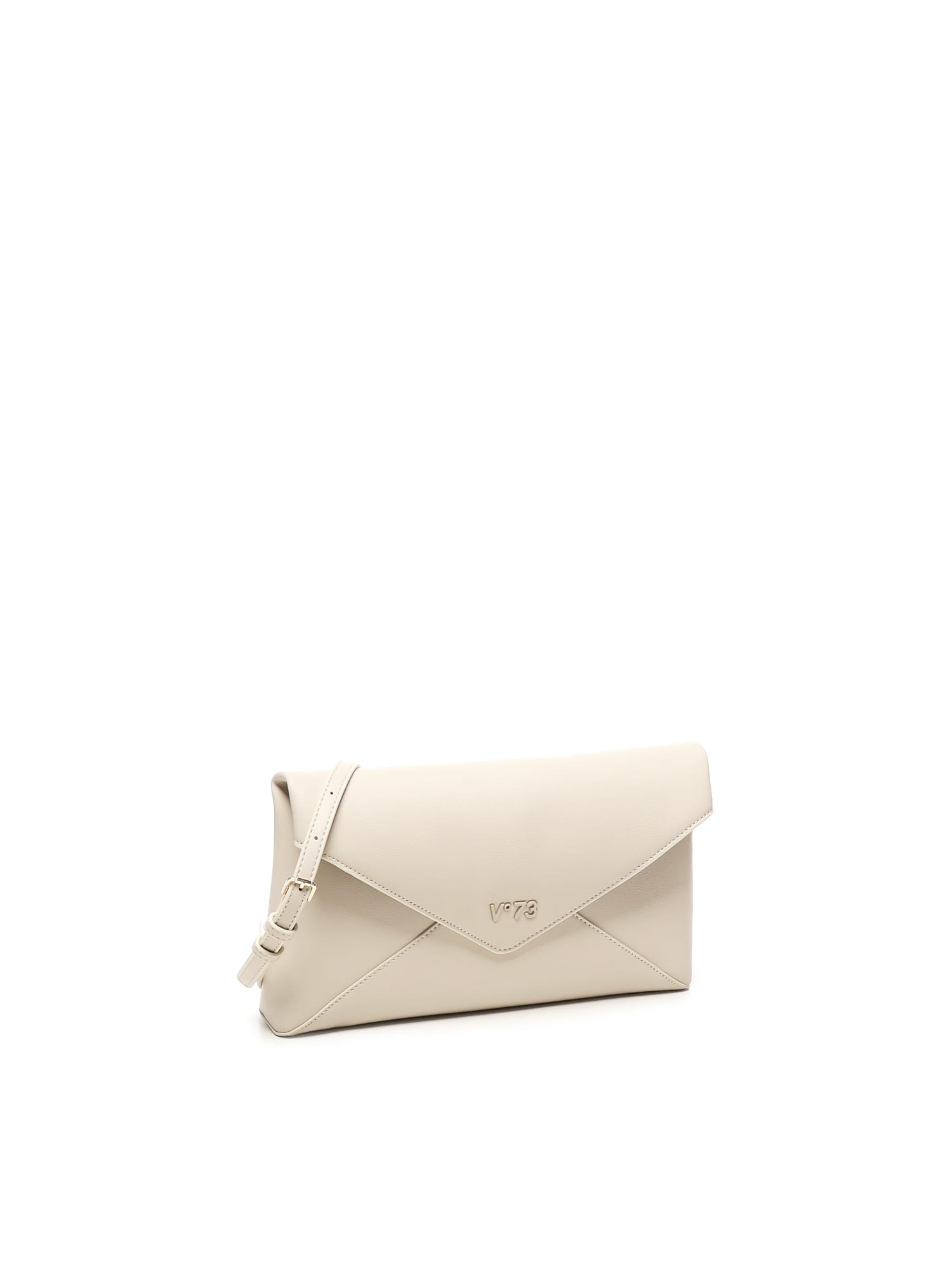 V73 Envelope-flap Leather Tote Bag In Neutral