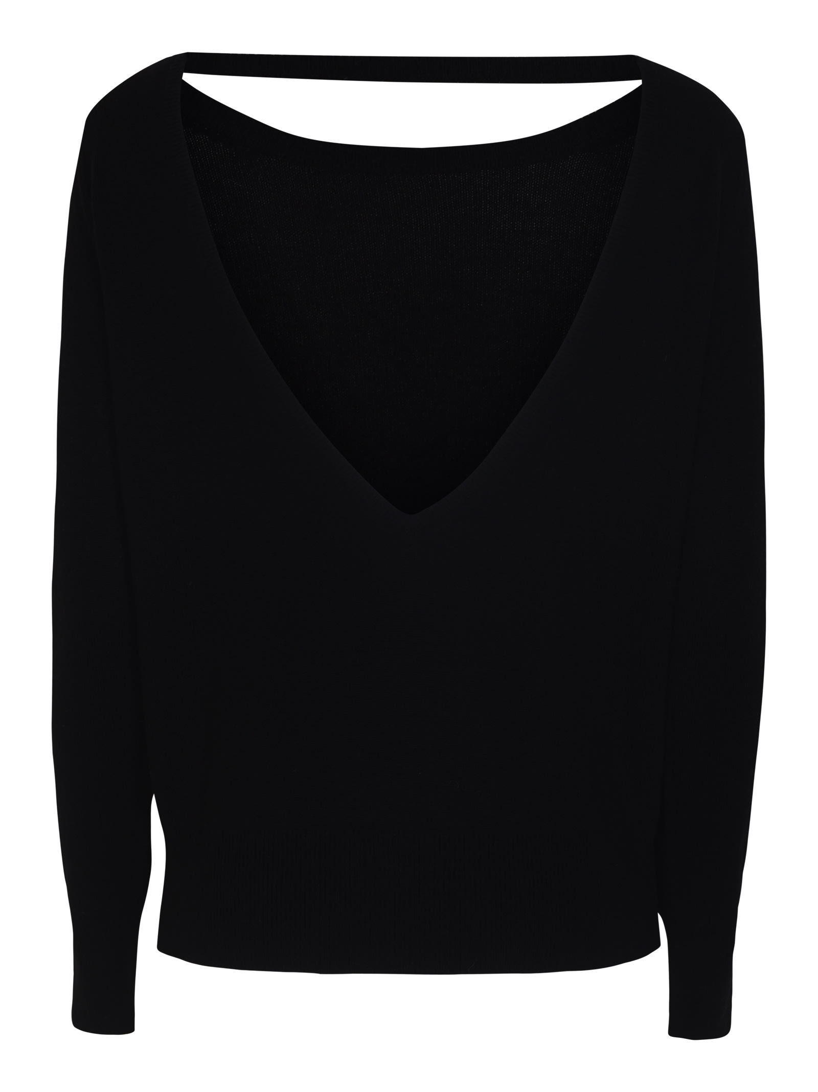 Shop Oliver Lattughi R-open Sweater In Black