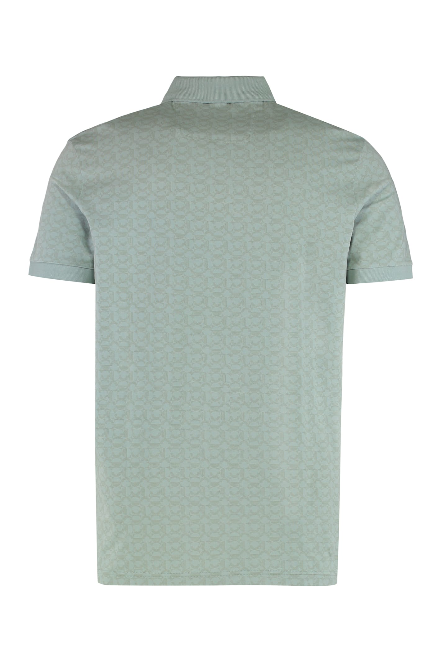 Hugo Boss Boss Mint Green Stretch Cotton Polo Shirt In Green