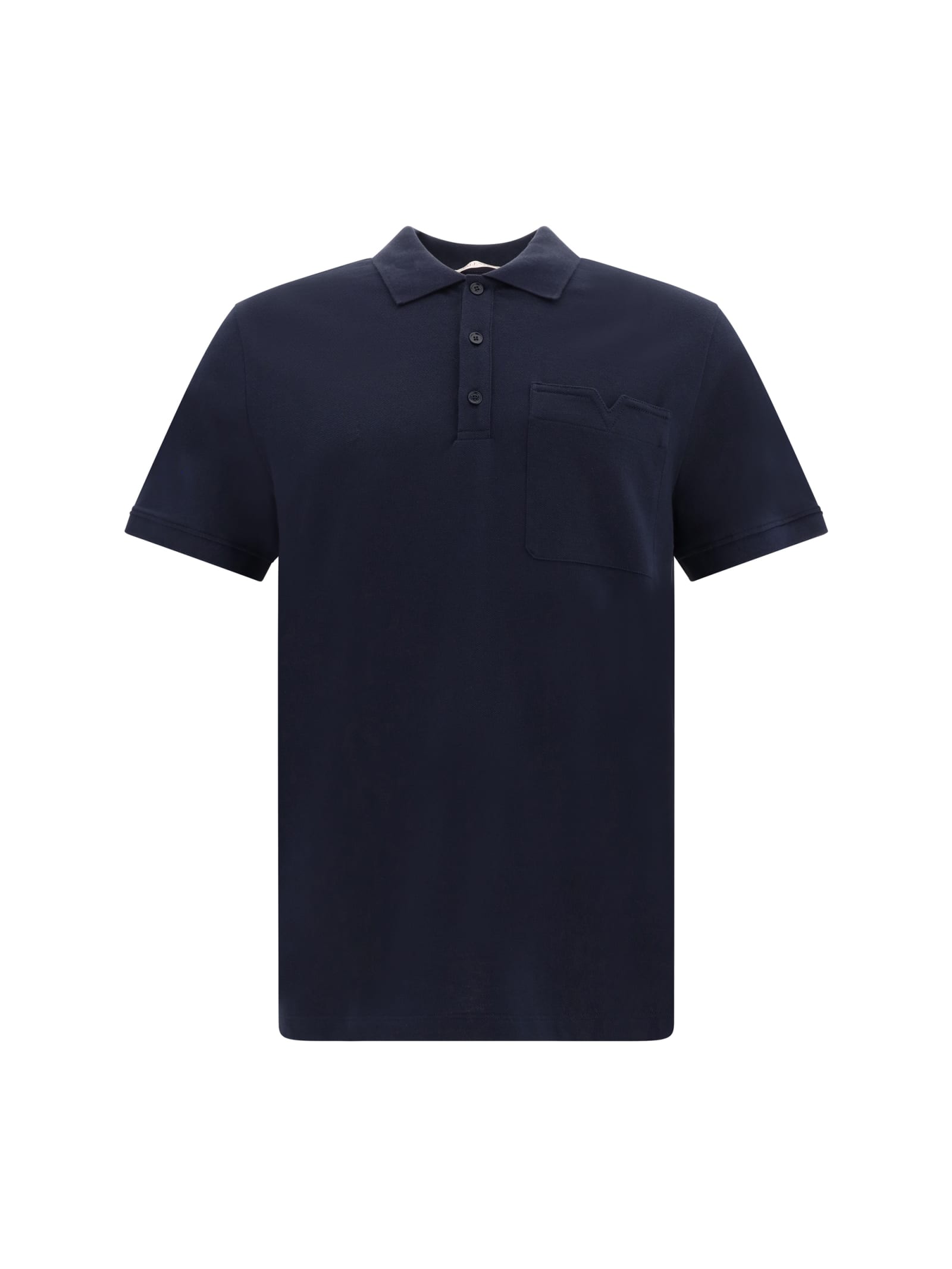 Button Detailed Short-sleeved Polo Shirt
