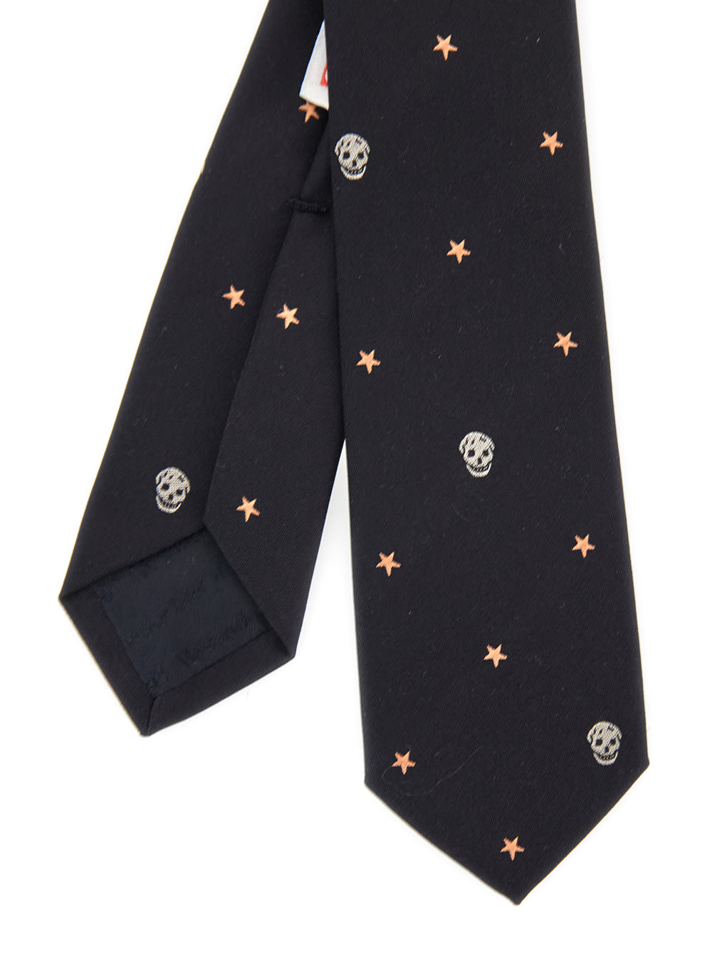 Shop Alexander Mcqueen Tie Stars&skulls In Multicolor