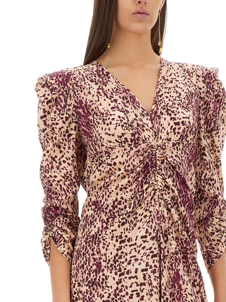 Isabel Marant Midikleid Albini Aus Einem Seidengemisch