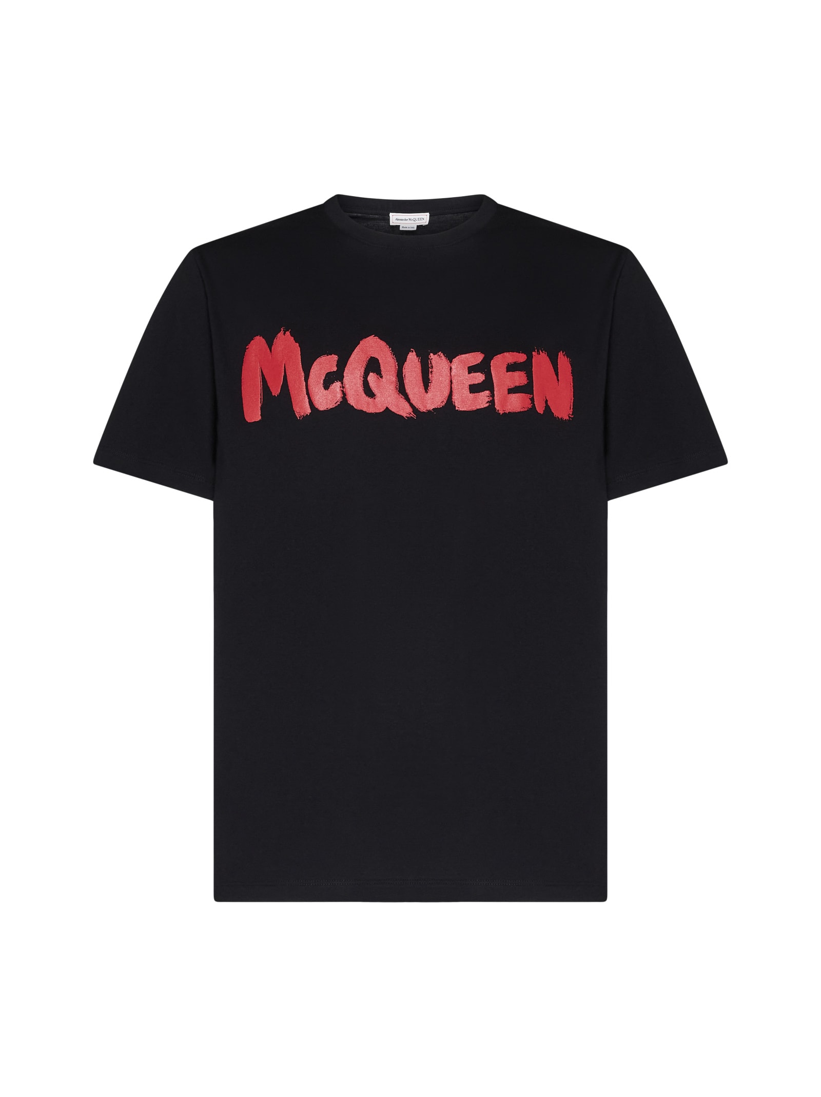 Shop Alexander Mcqueen T-shirt In Black