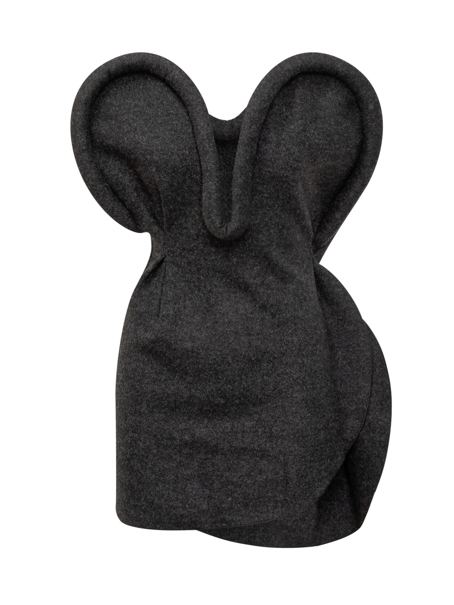 Shop Victoria Beckham Dress In Charcoal