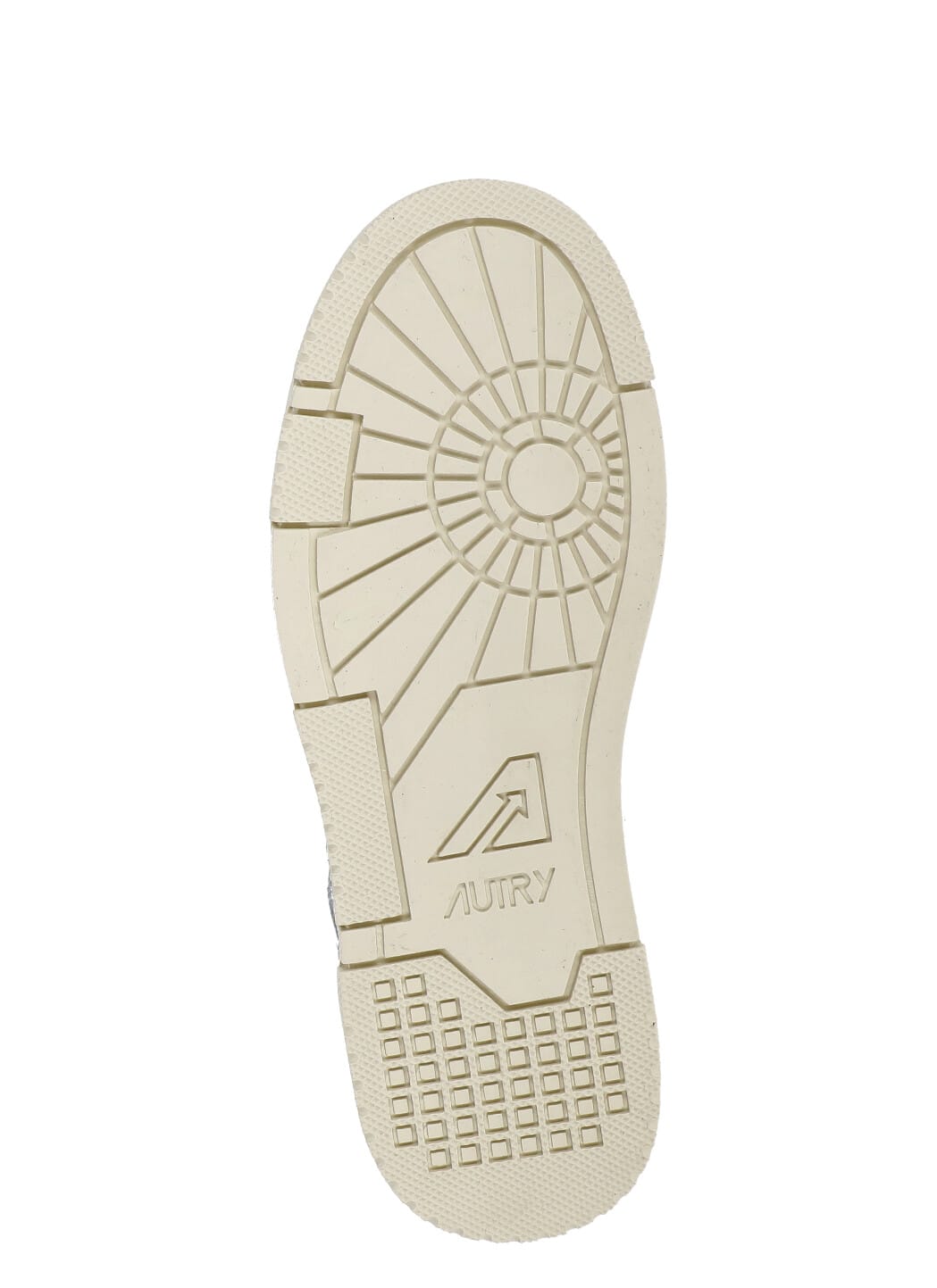 Autry Silver And White Low Top Sneakers With Logo Patch In Metallic Leather Woman In Silver