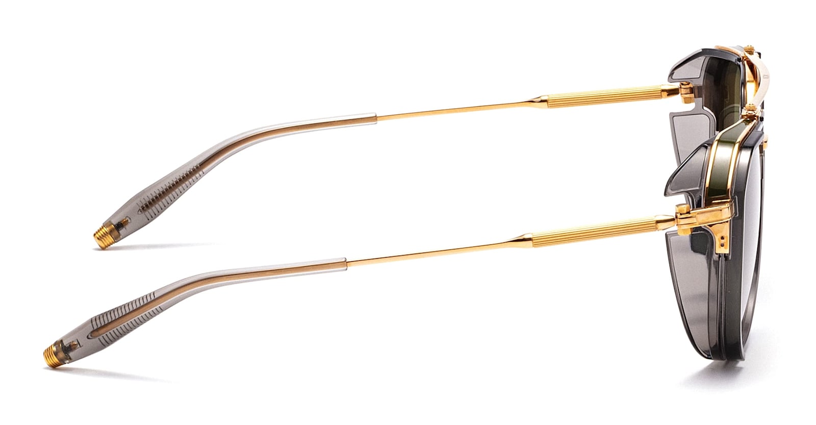 Akoni Echo Pilot Sunglasses In Black