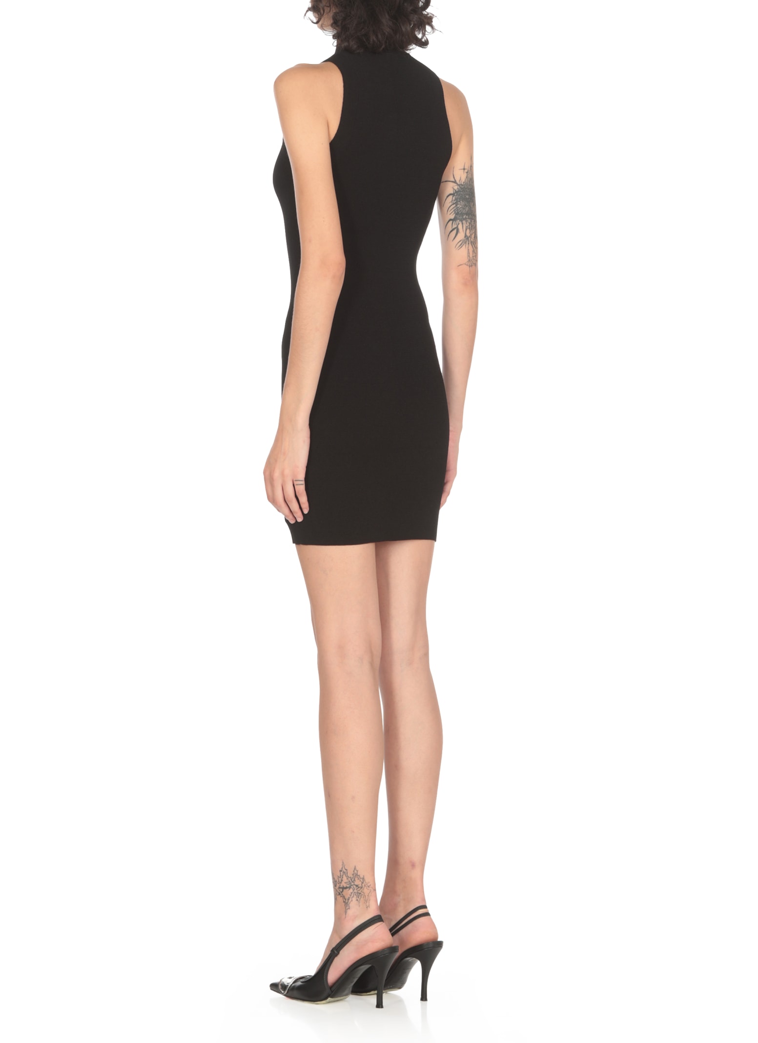 Shop Diesel Onervax Dress In Black