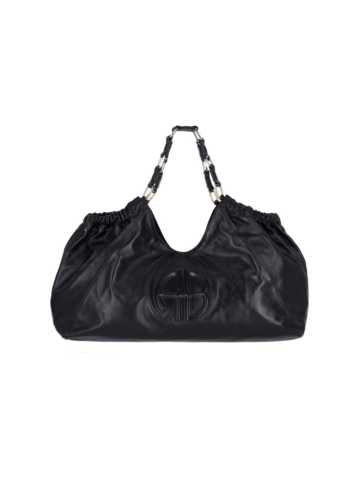 Shop Anine Bing Kate Tote Bag In Nero