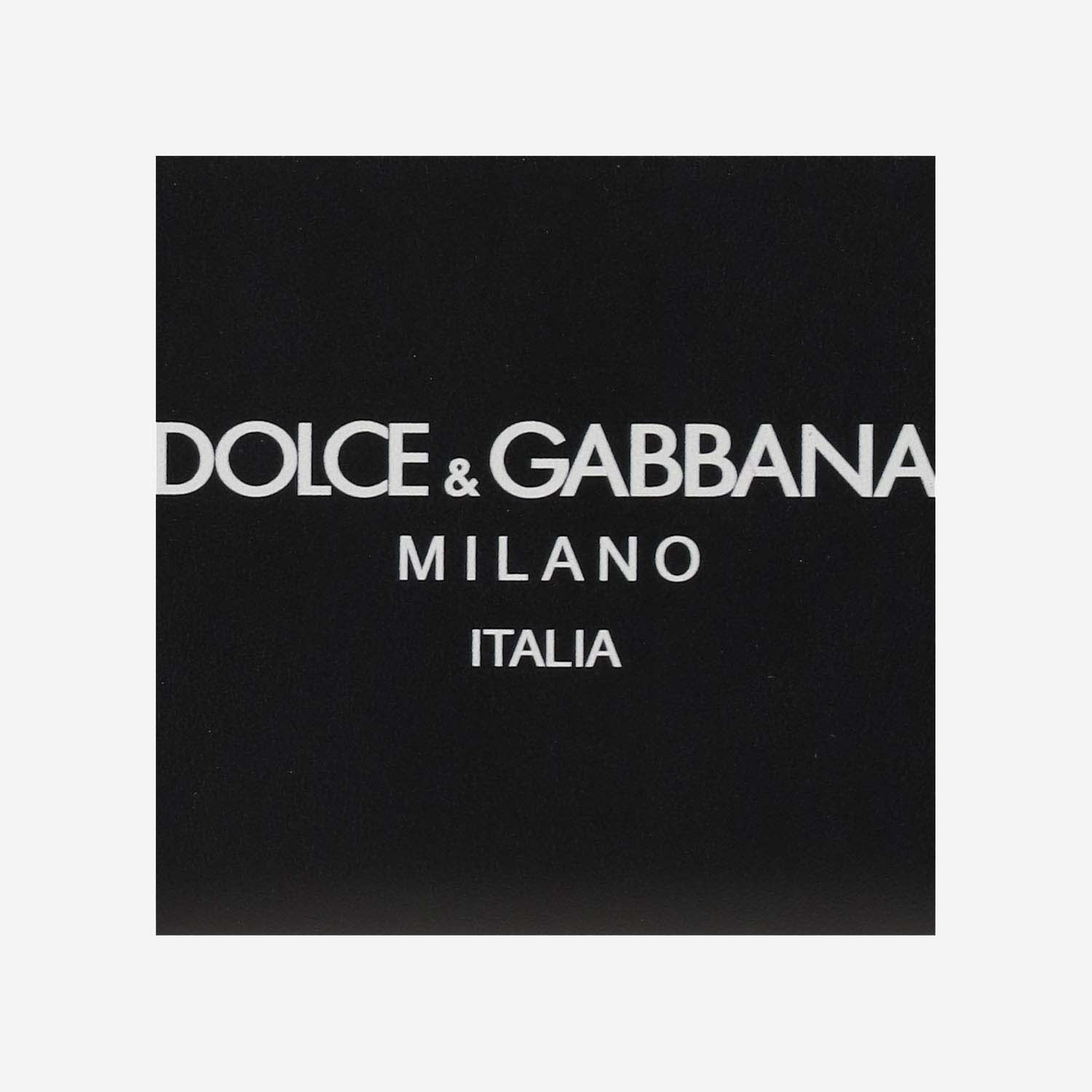 Shop Dolce & Gabbana Leather Wallet With Logo In Black