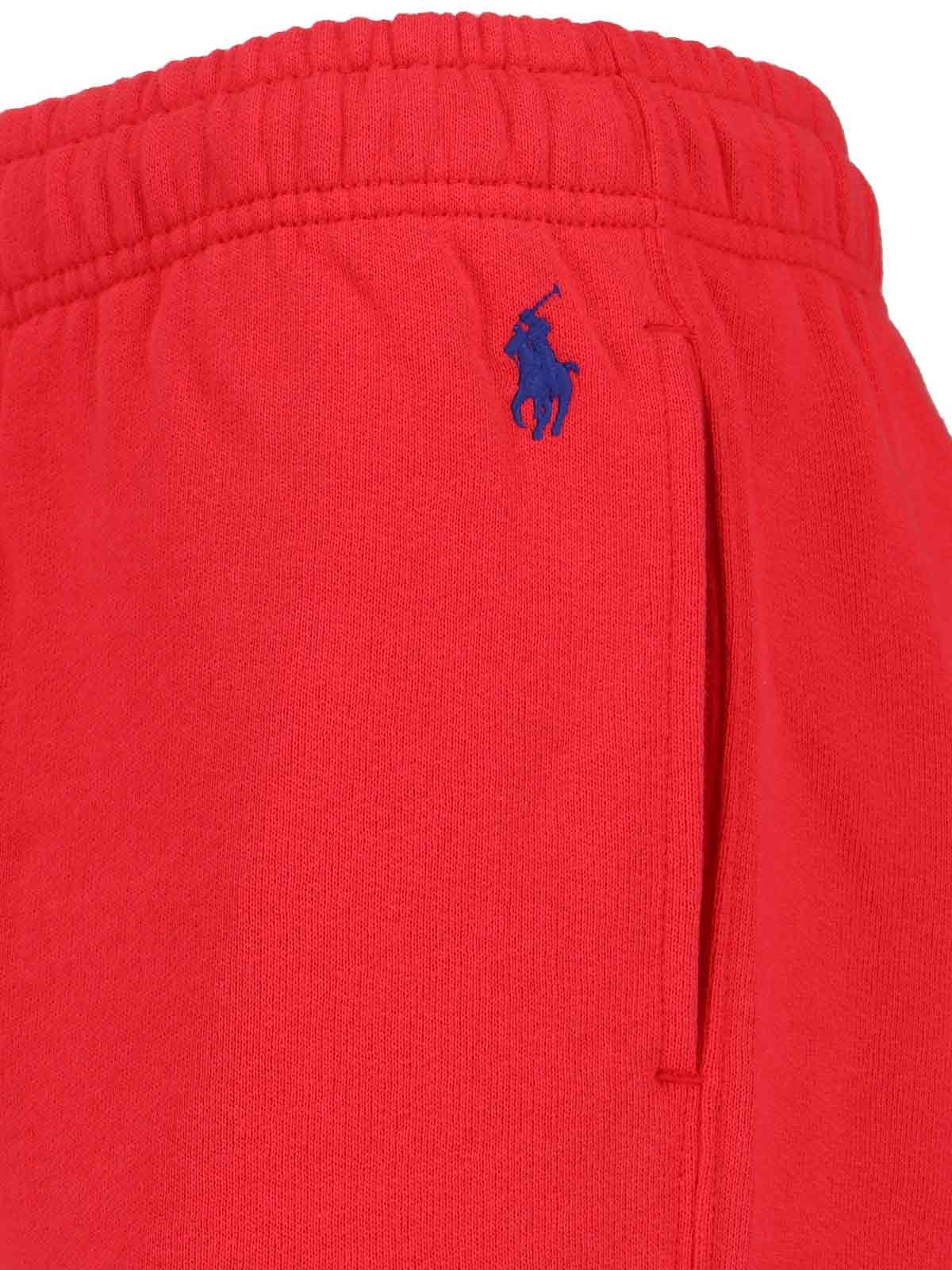 Polo Ralph Lauren Classic Jogging Pants In Red