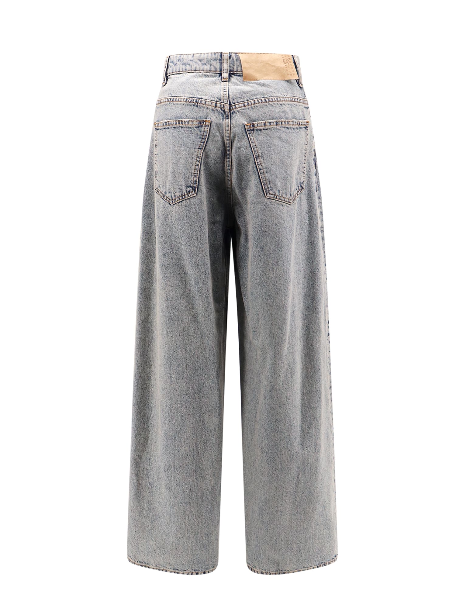 Shop Mm6 Maison Margiela Jeans In Blue