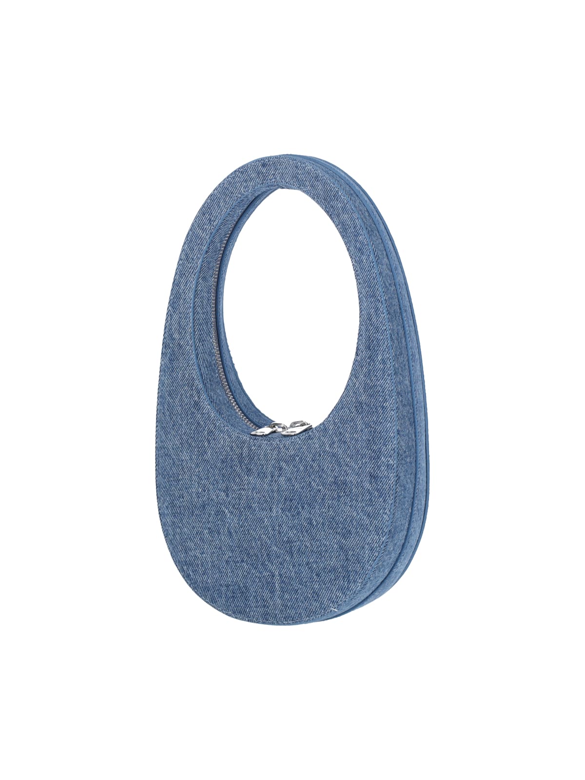 Shop Coperni Mini Bag Swipe In Light Blue