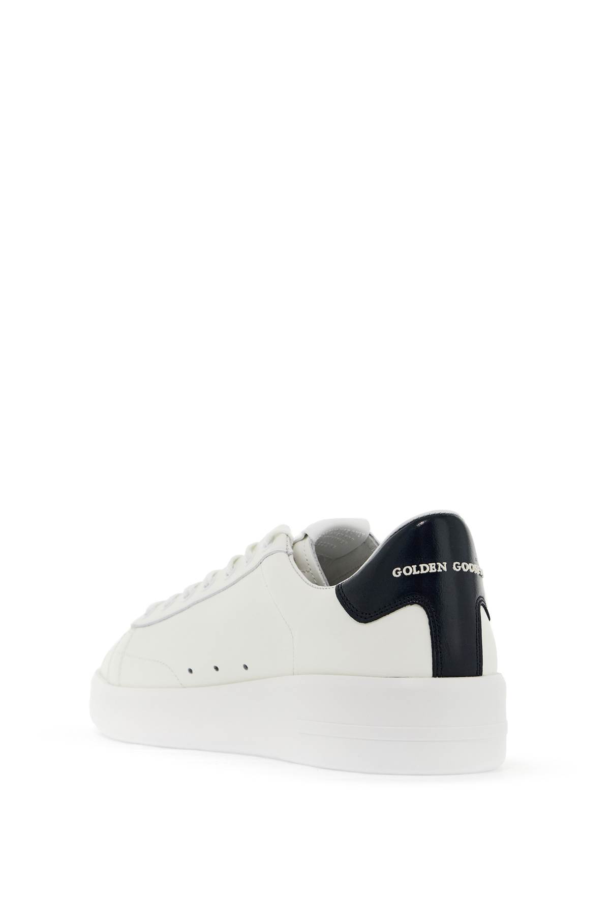 Shop Golden Goose Pure-star Sneakers In White/blue (white)