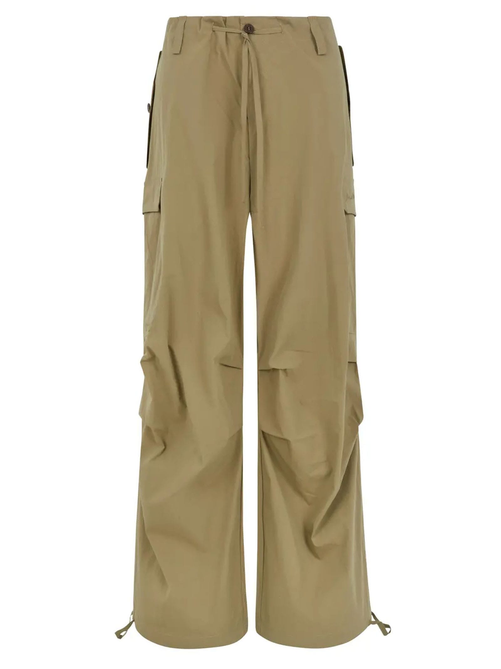 Parosh Beige Cotton Blend Cargo Pants