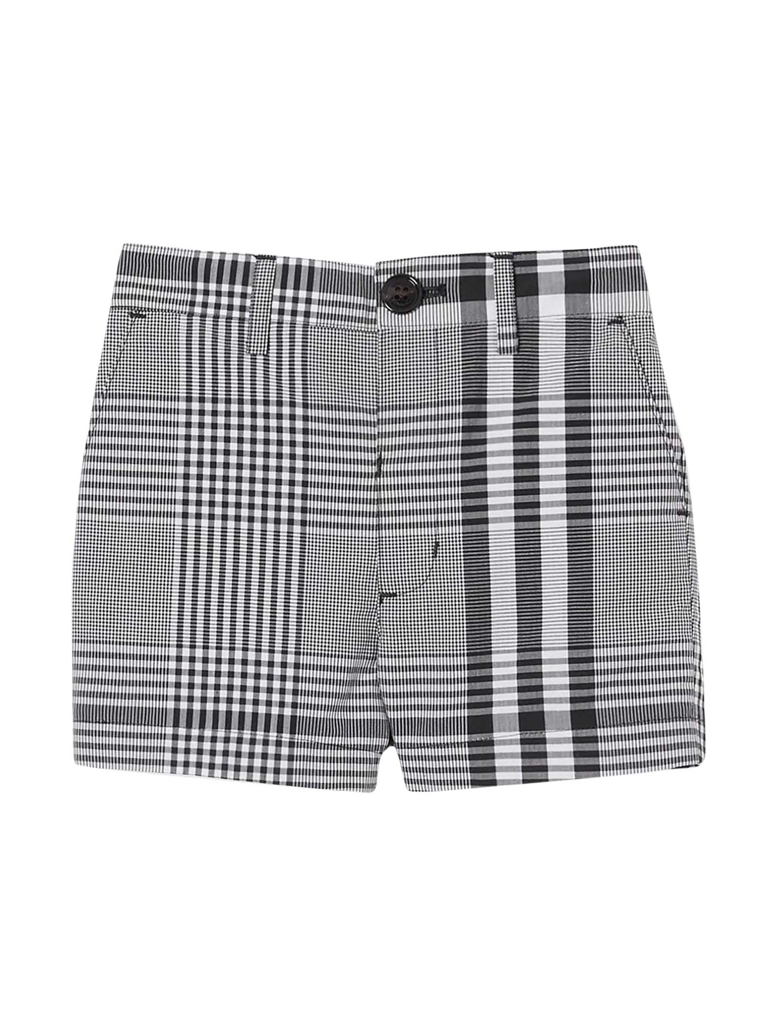 BURBERRY CHECKED TAILORED SHORTS,8038361 A1003