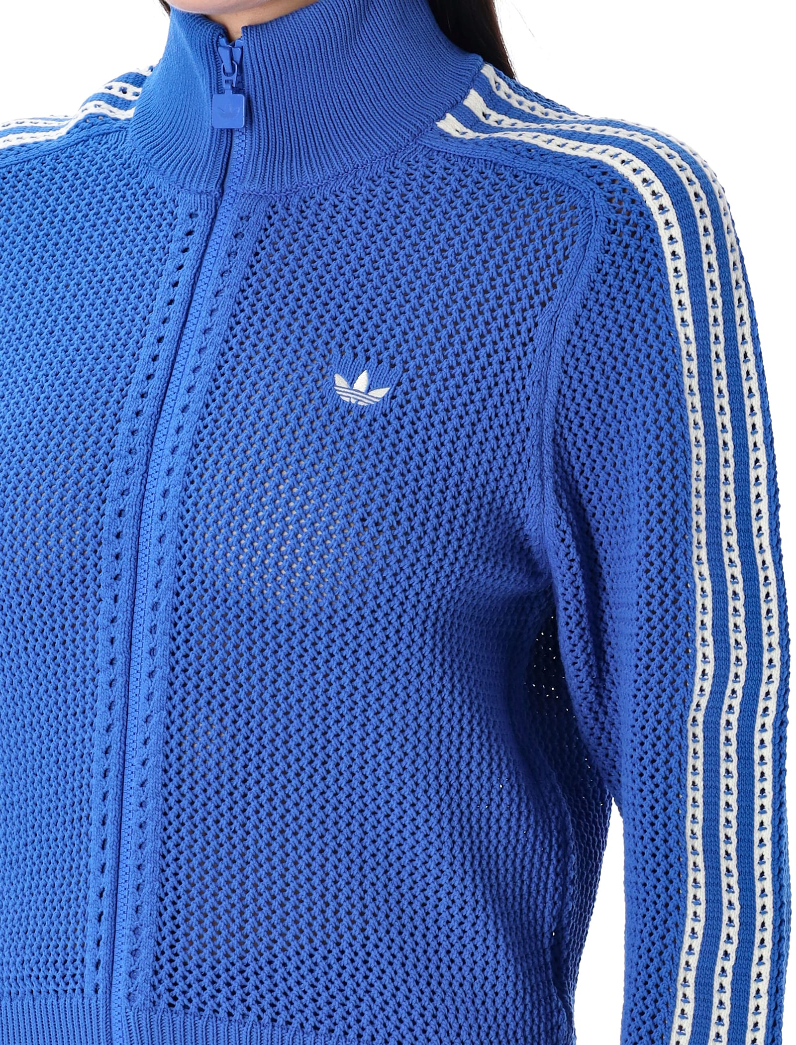 ルルadidas originals by EDC Crochet Clot x Adidas Edison Chen Crochet Track Top Jacket Blue S | eBay