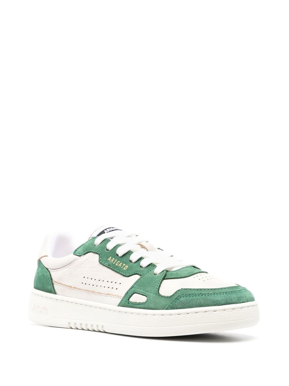 Shop Axel Arigato Dice Lo Sneaker In White Green