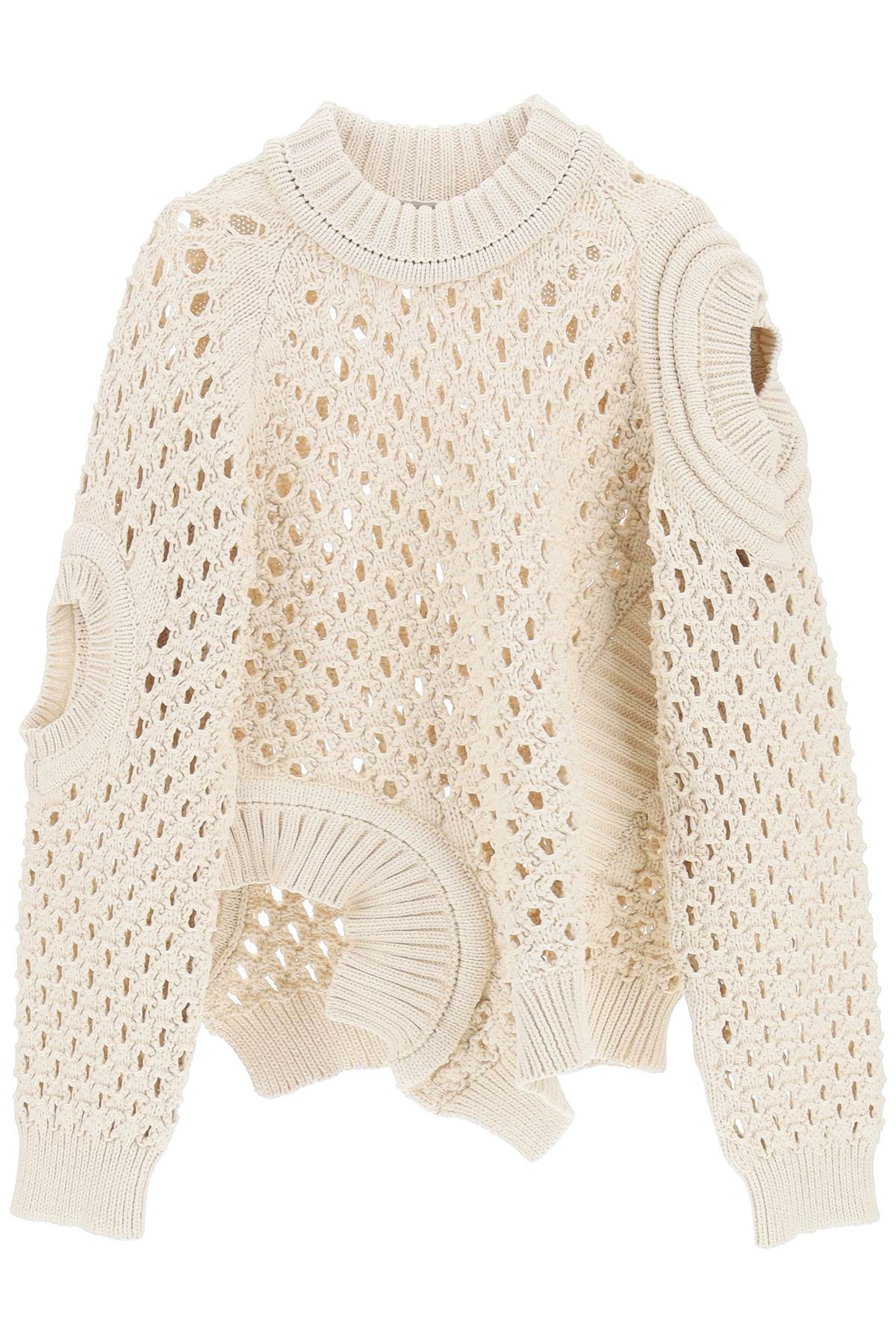 Stella McCartney Net Knit Sweater With Cut-out