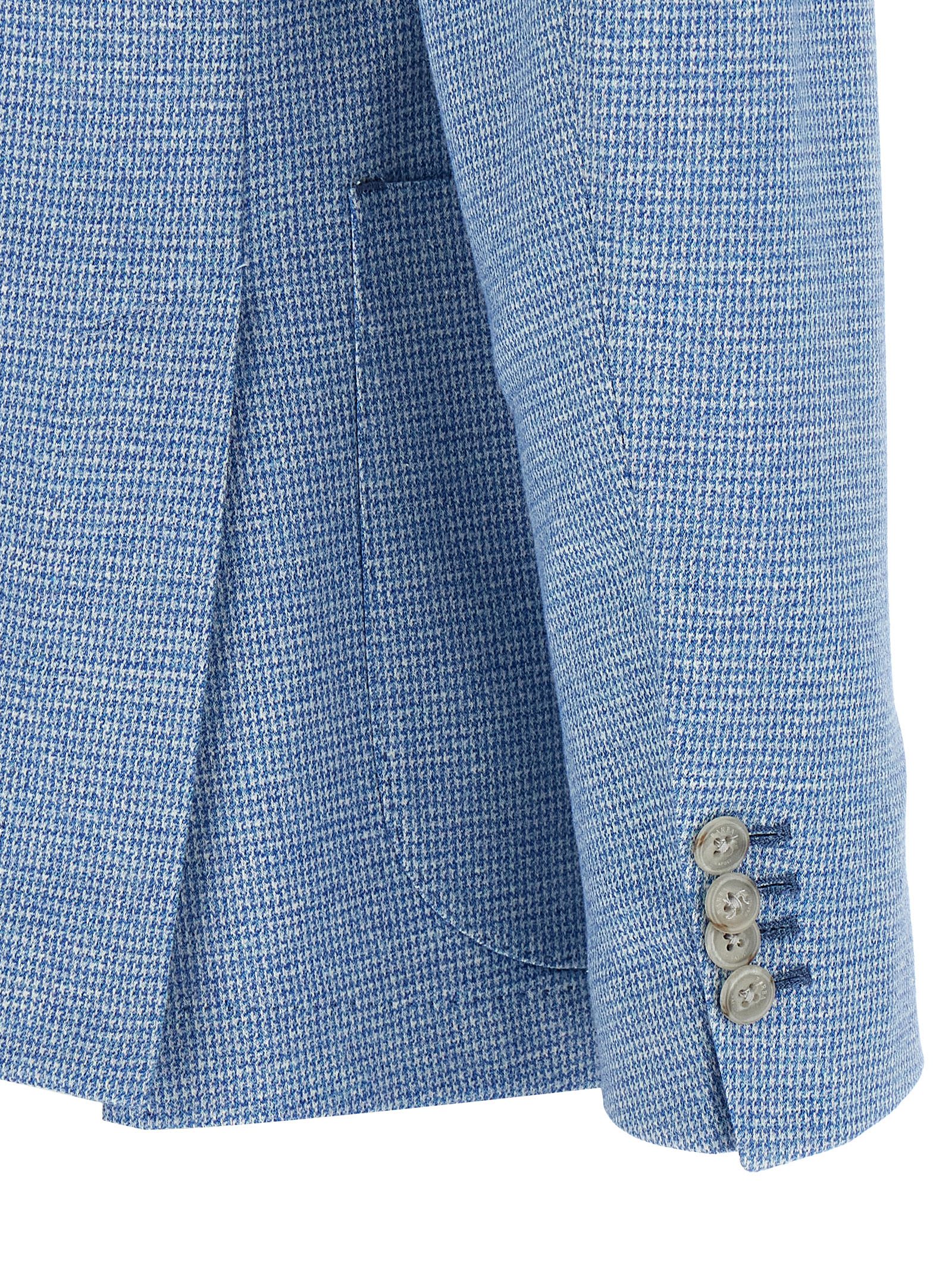 Barba Napoli Dynamic 201 Houndstooth-patterned Blazer In Multicolor