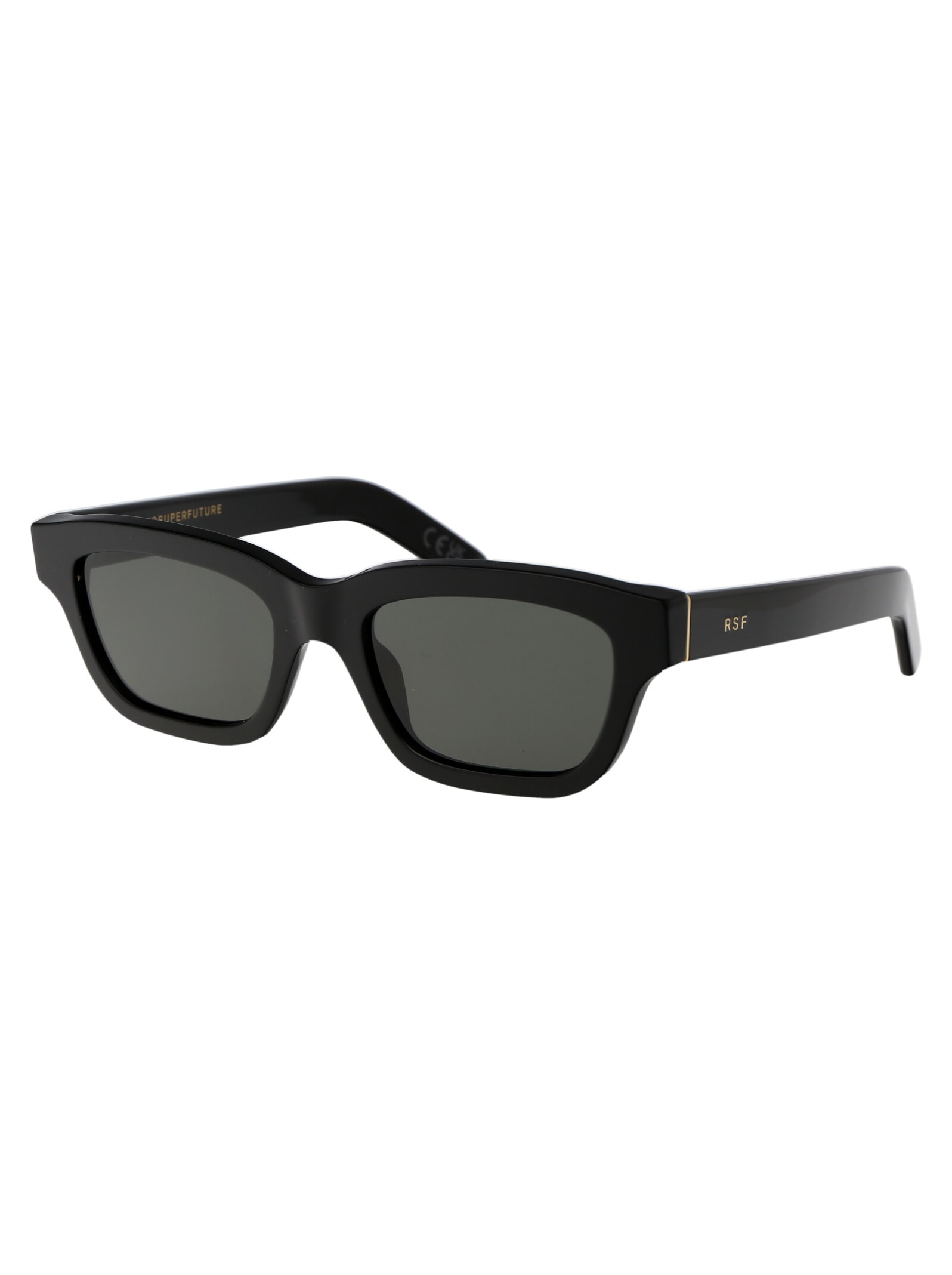 Shop Retrosuperfuture Milano Sunglasses In Black