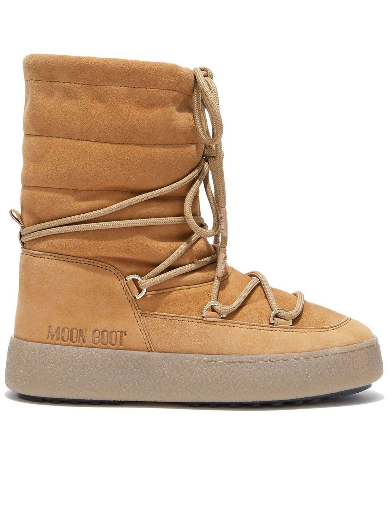 Moon Boot Ltrack Tan Suede Boots