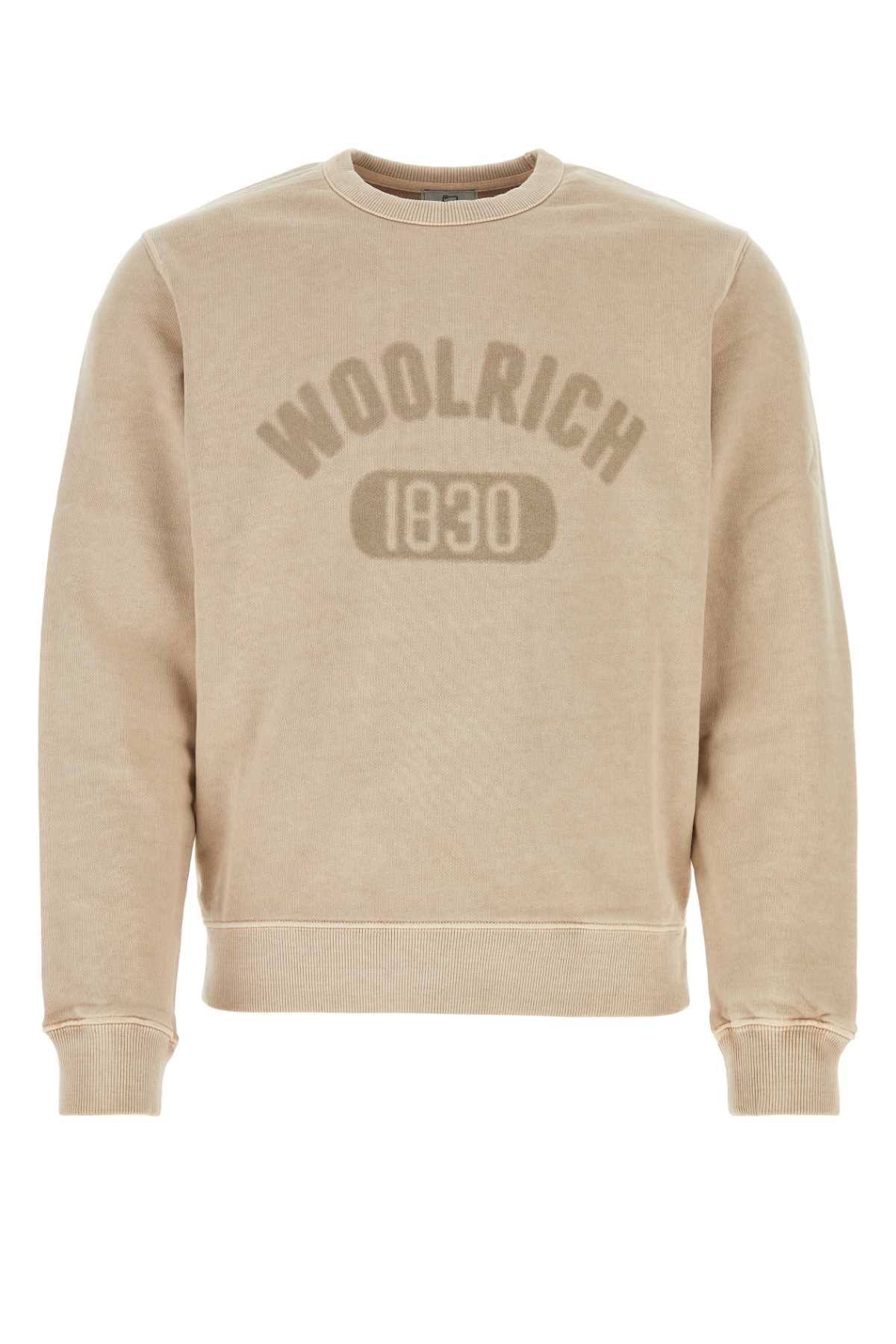 Beige Cotton Sweatshirt