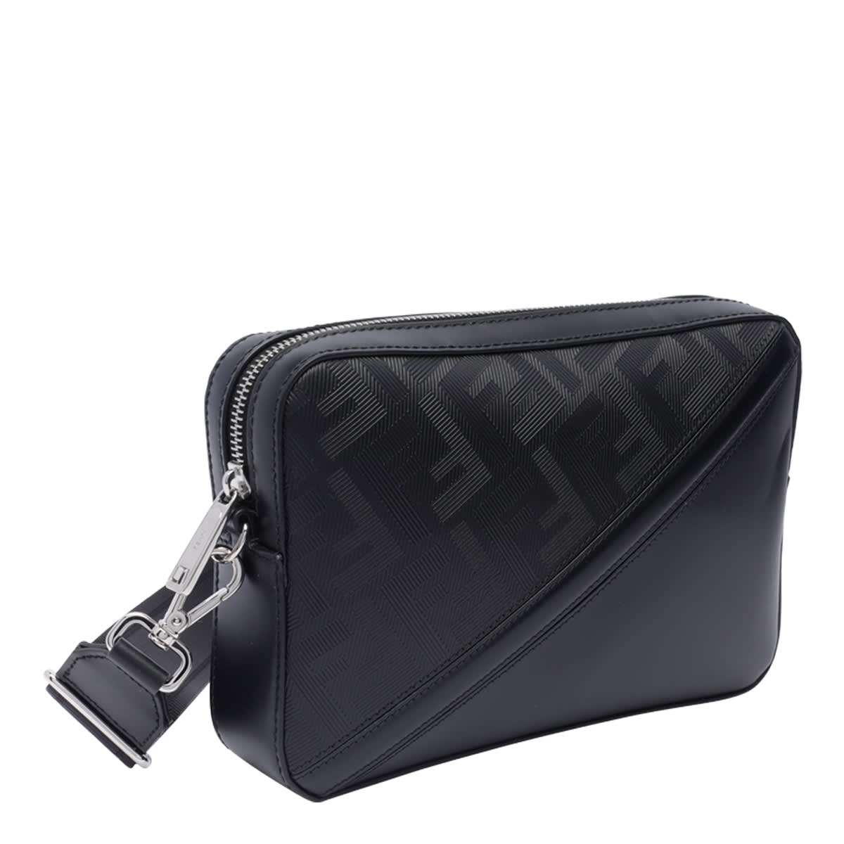 Shop Fendi Camera Case  Diagonal In Black