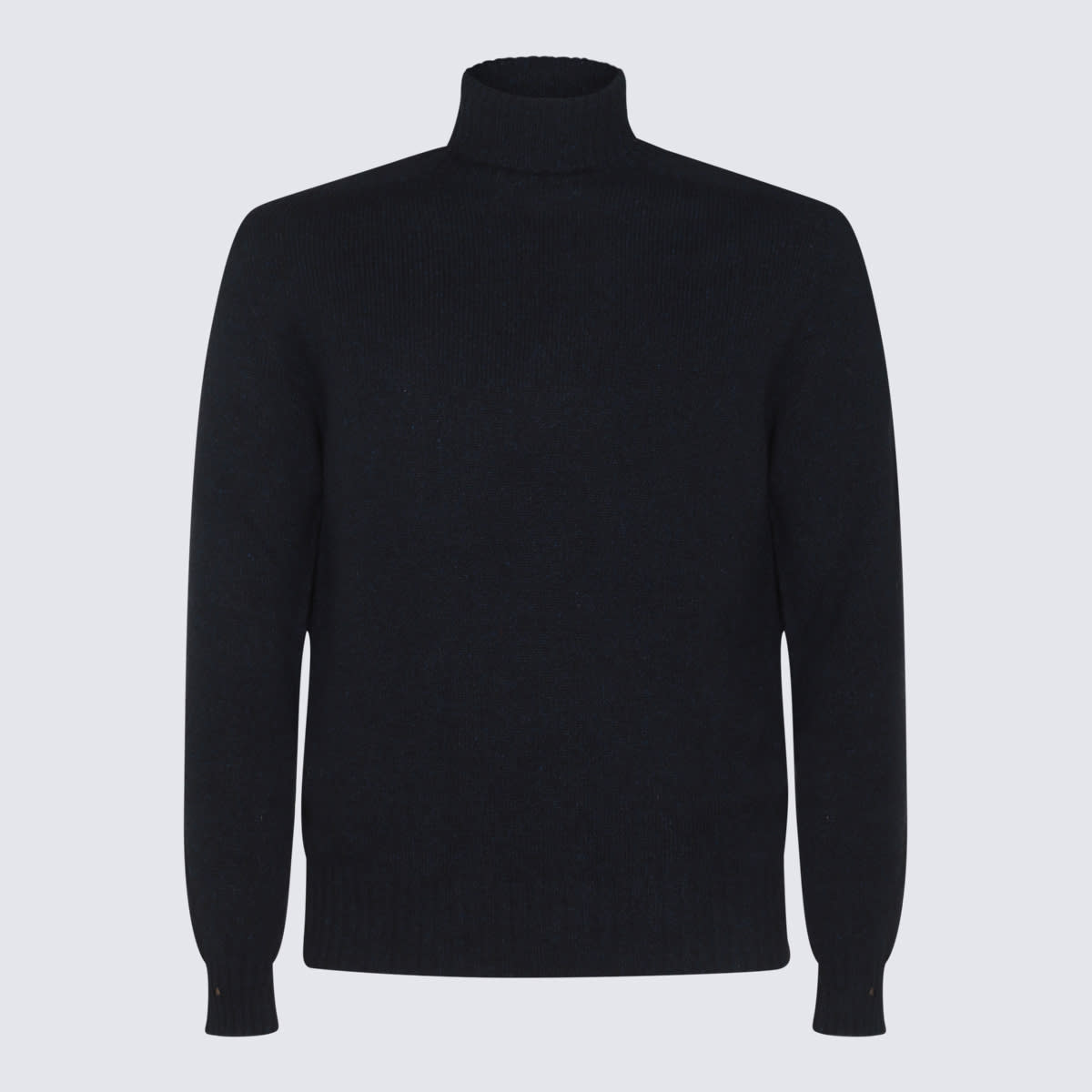 Shop Malo Dark Blue Wool Knitwear In Abissi